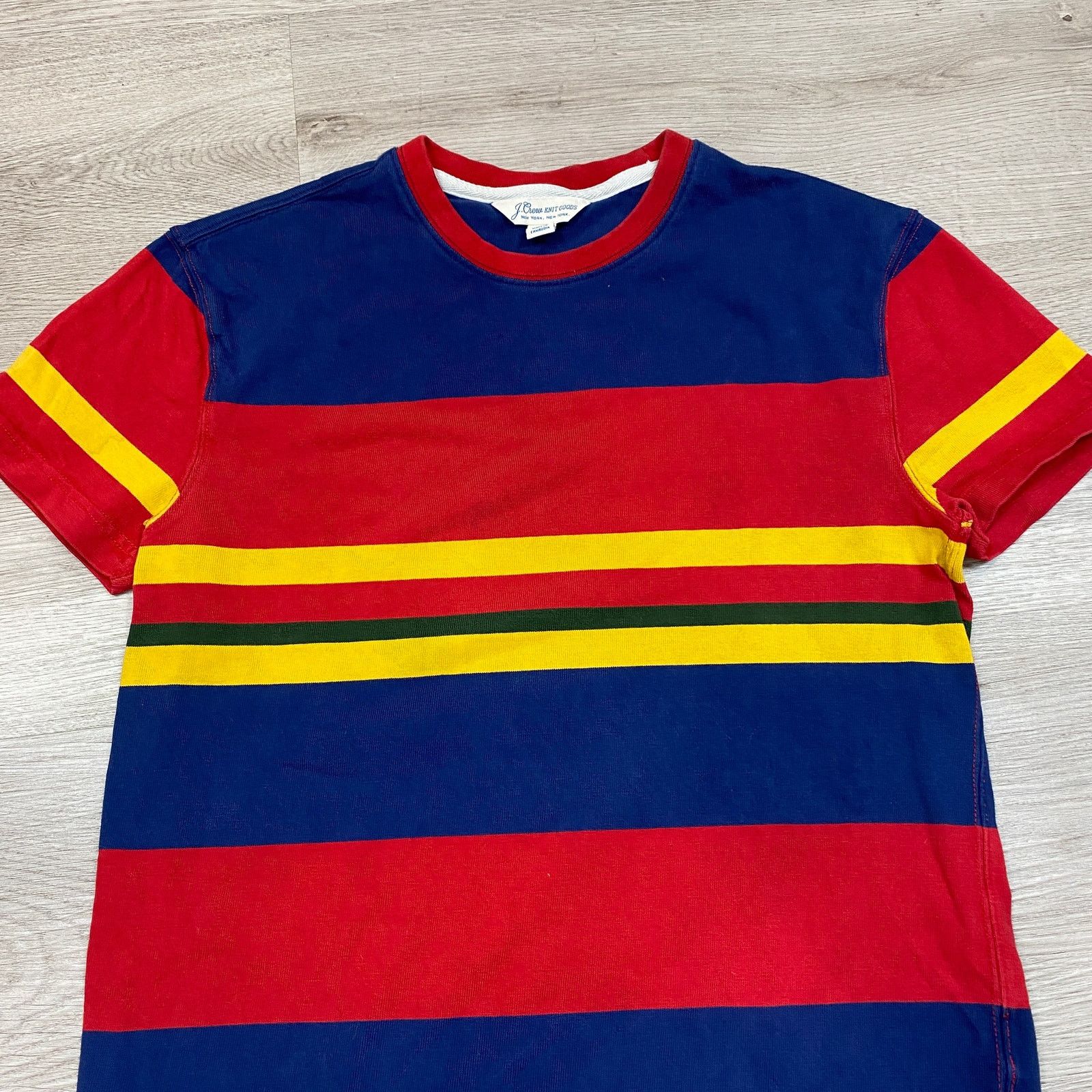 J.Crew J. Crew Knit Goods Striped Retro Short Sleeve Shirt Men's XS Size US XS / EU 42 / 0 - 2 Thumbnail