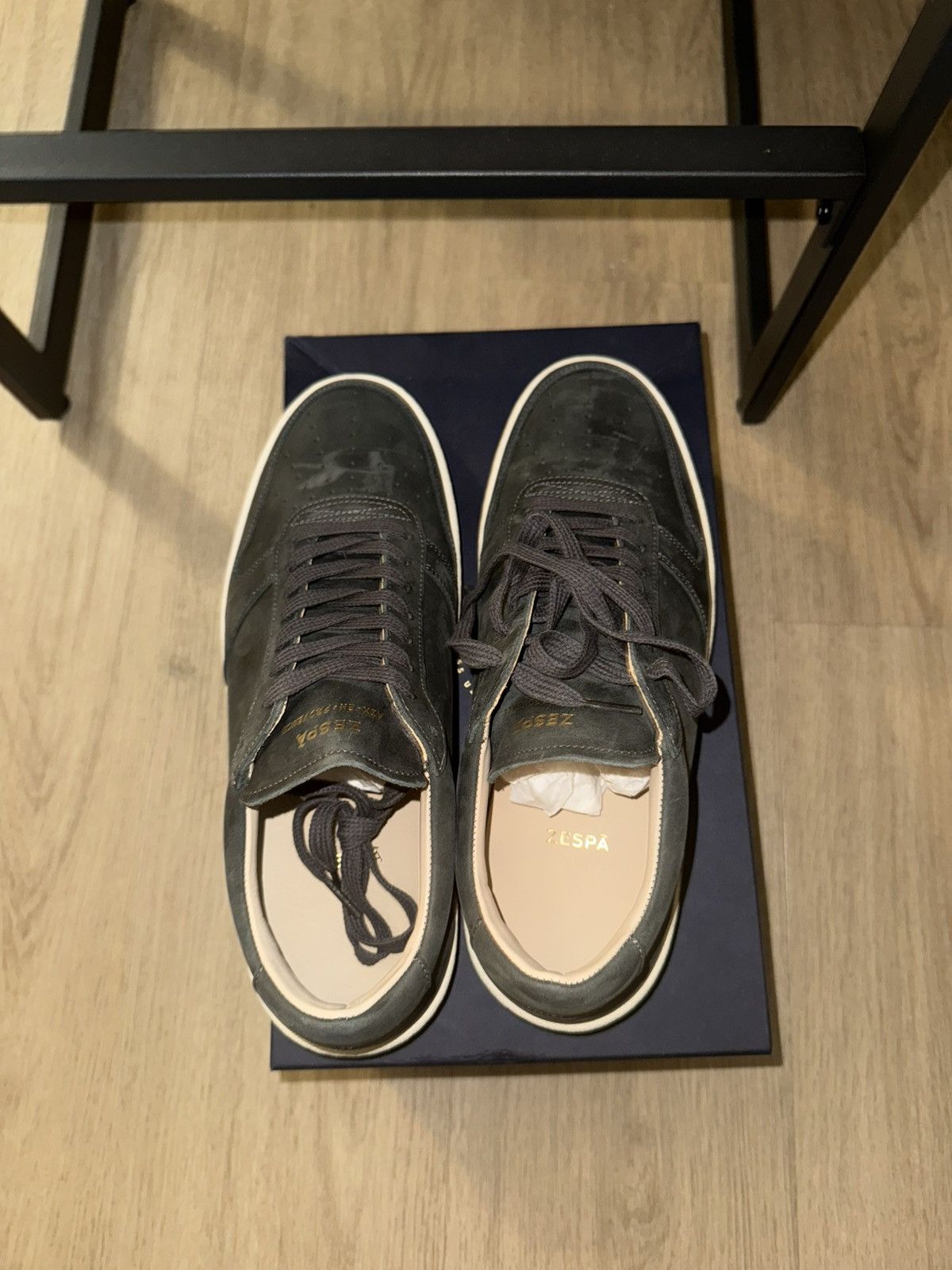 ZESPA ZSP23 - Oiled Leather Anthractite Size US 8.5 / EU 41-42 - 2 Thumbnail