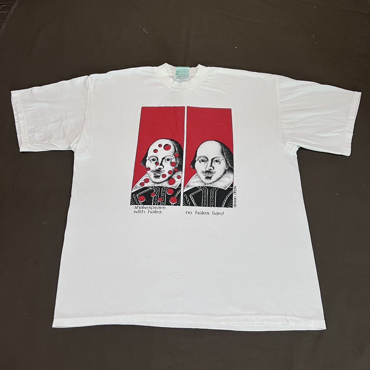 Arts & Science Rare VINTAGE BARD SHAKESPEARE SIMON DREW graphic streetwear Size US XL / EU 56 / 4 - 2 Thumbnail
