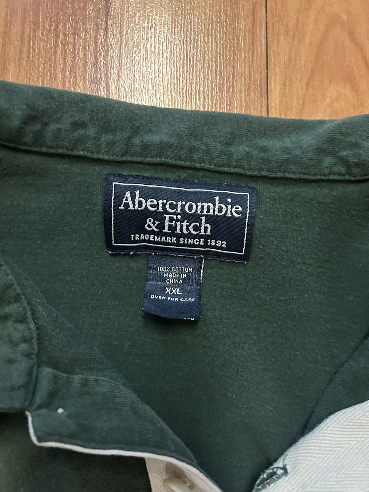Abercrombie & Fitch Vintage Abercrombie & Fitch Polo Size US L / EU 52-54 / 3 - 3 Thumbnail