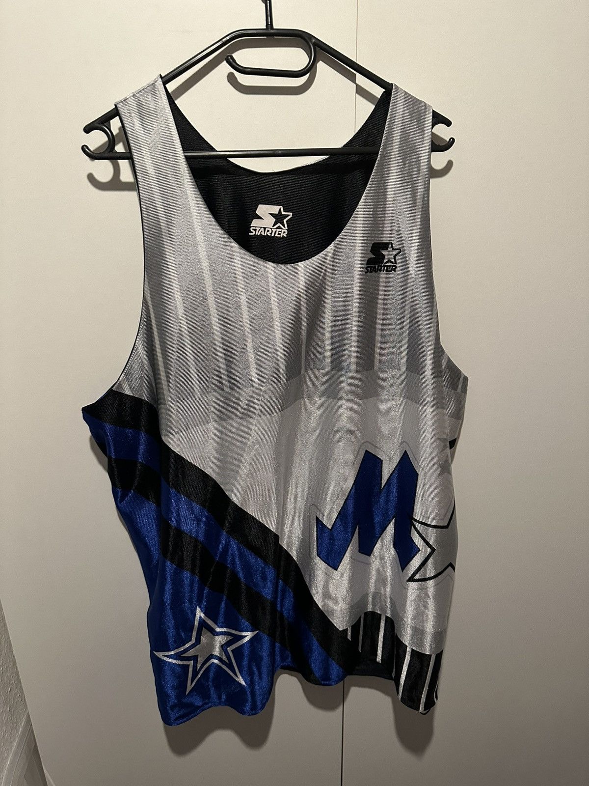 image of Starter Jersey Orlando Magic Size XL Nba Starter Trikot in Silver, Men's