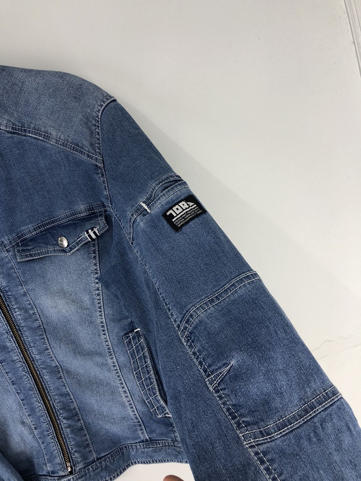 Japanese Brand Vintage Toraichi Denim Workwear Jacket Size M / US 6-8 / IT 42-44 - 13 Thumbnail