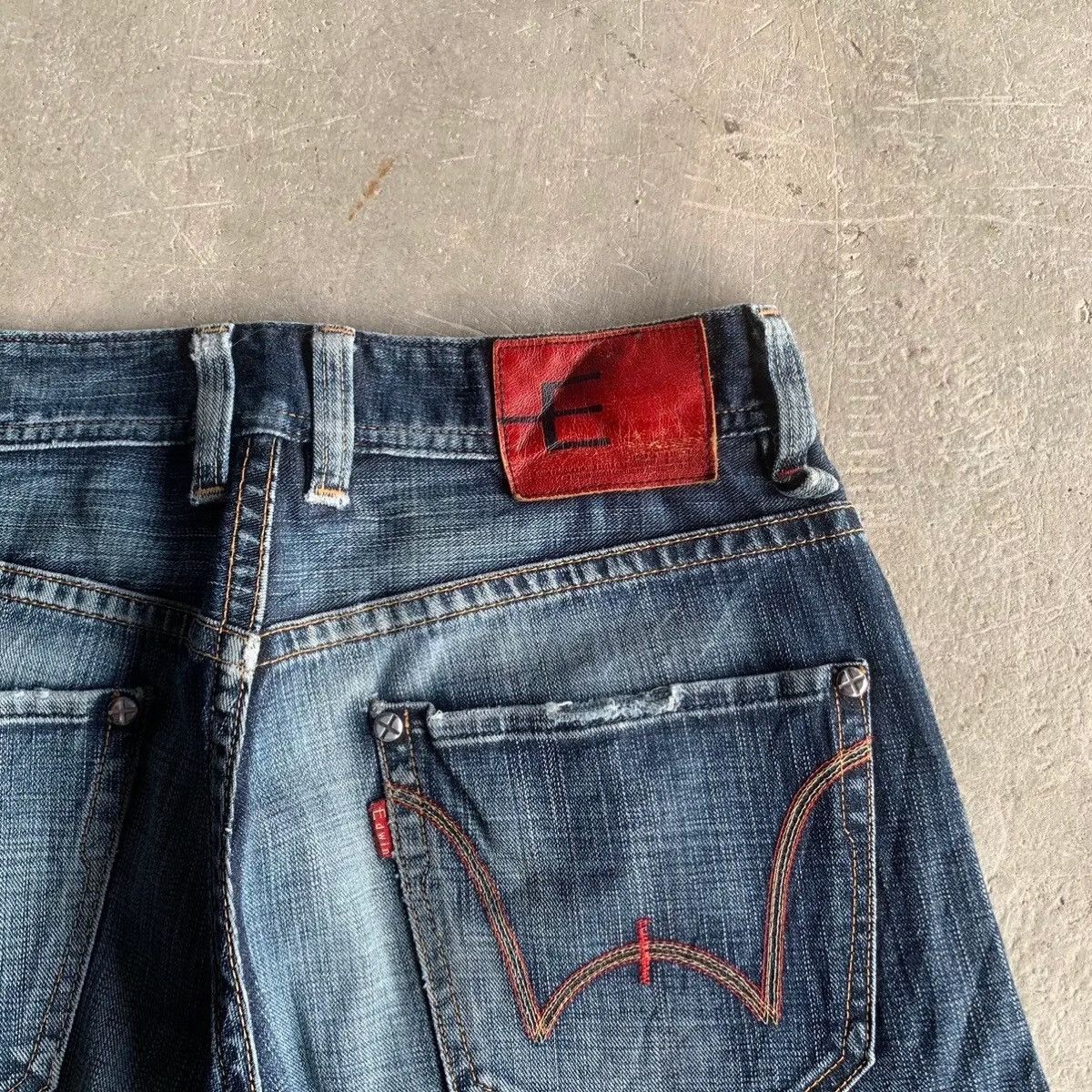 Edition Japan Edwin E-Function Jeans Curve Banana Leg Denim Pants Waist 32 Size US 32 / EU 48 - 11 Thumbnail