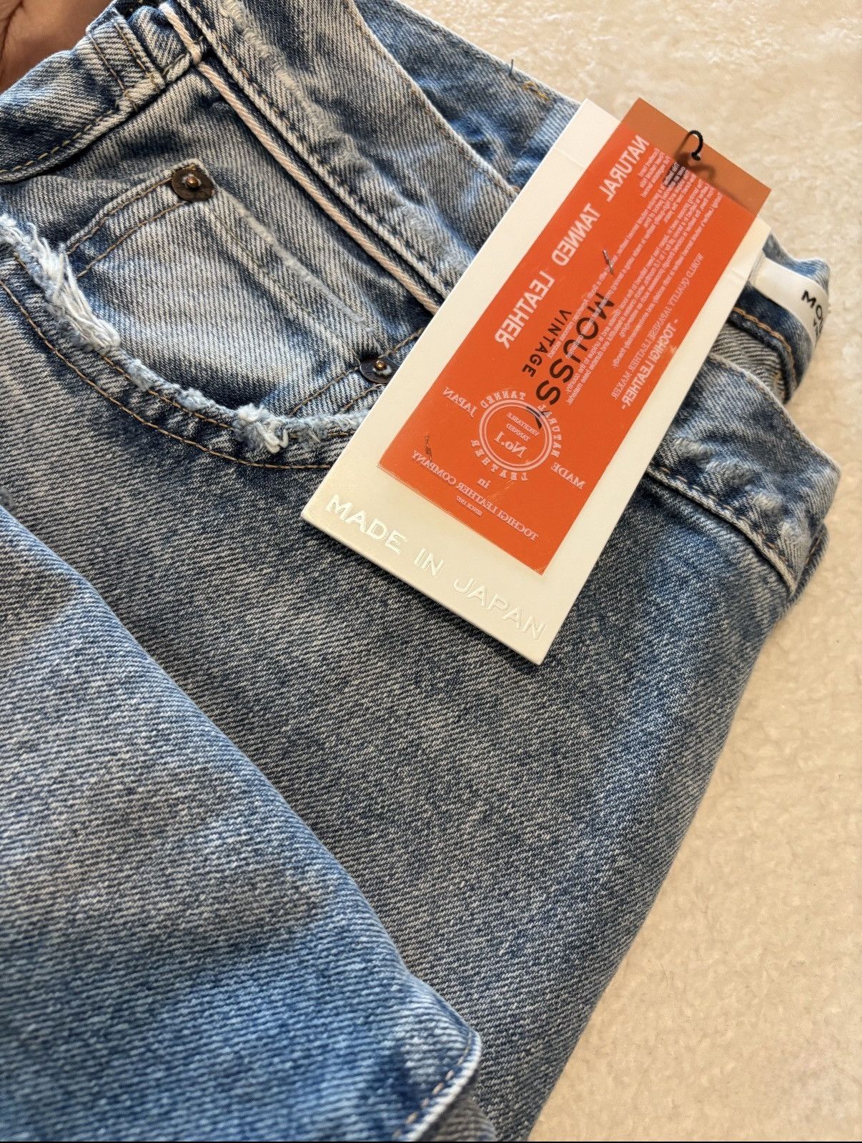 MOUSSY MOUSSY Vintage Hesperia Straight Jeans Size 32" / US 10 / IT 46 - 7 Thumbnail