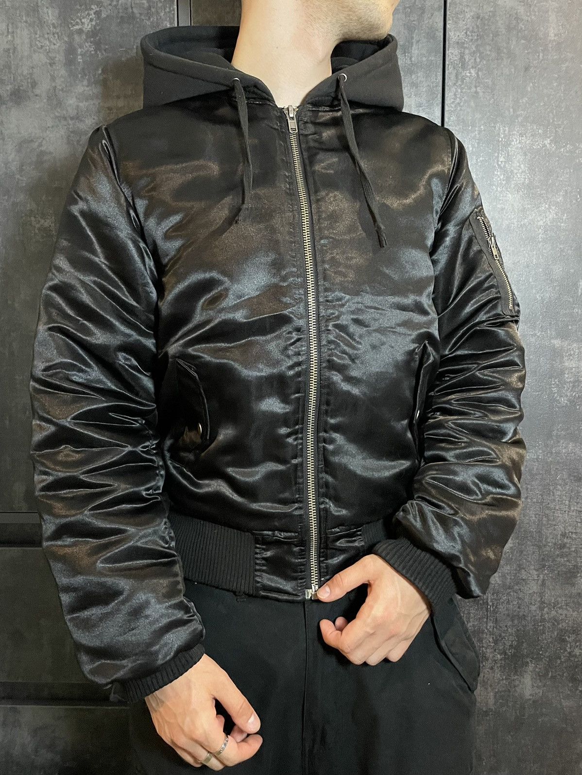 Japanese Brand Crazy Bomber Jacket Sua Moment Vetements Alpha Style Hype Size US L / EU 52-54 / 3 - 8 Thumbnail