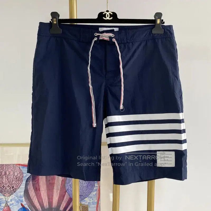 Thom Browne Thom Browne Blue Summer Cotton Shorts for Women . Size 31" - 1 Thumbnail