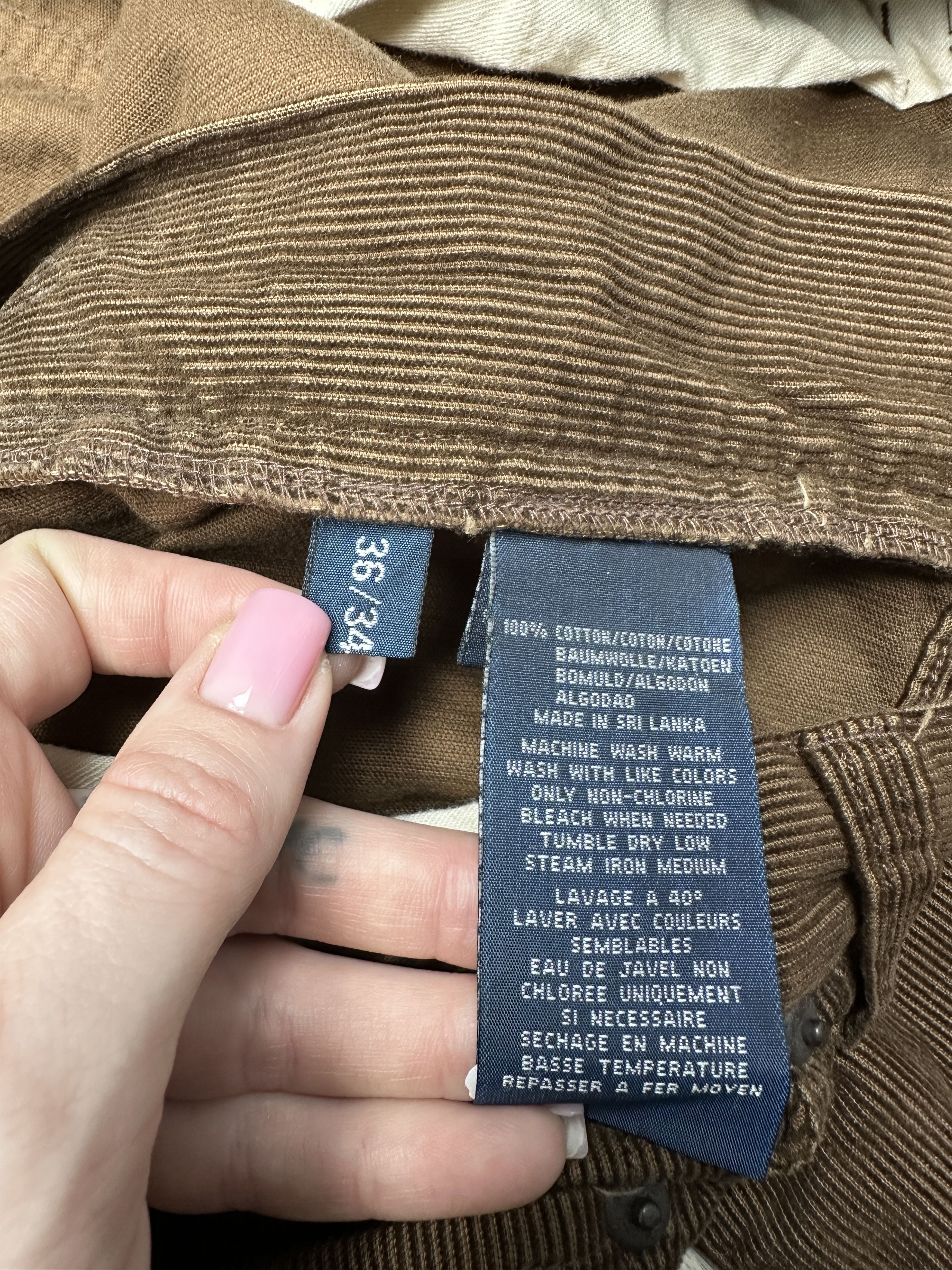 Polo Ralph Lauren Polo Ralph Lauren Vintage Mens Corduroy Pants Size US 36 / EU 52 - 6 Thumbnail