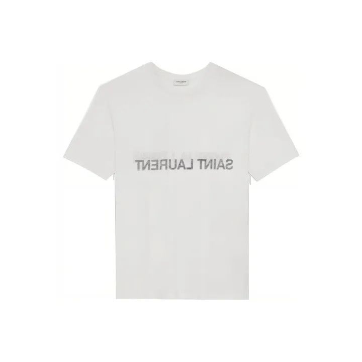 Saint Laurent Logo Short Sleeve T-Shirt