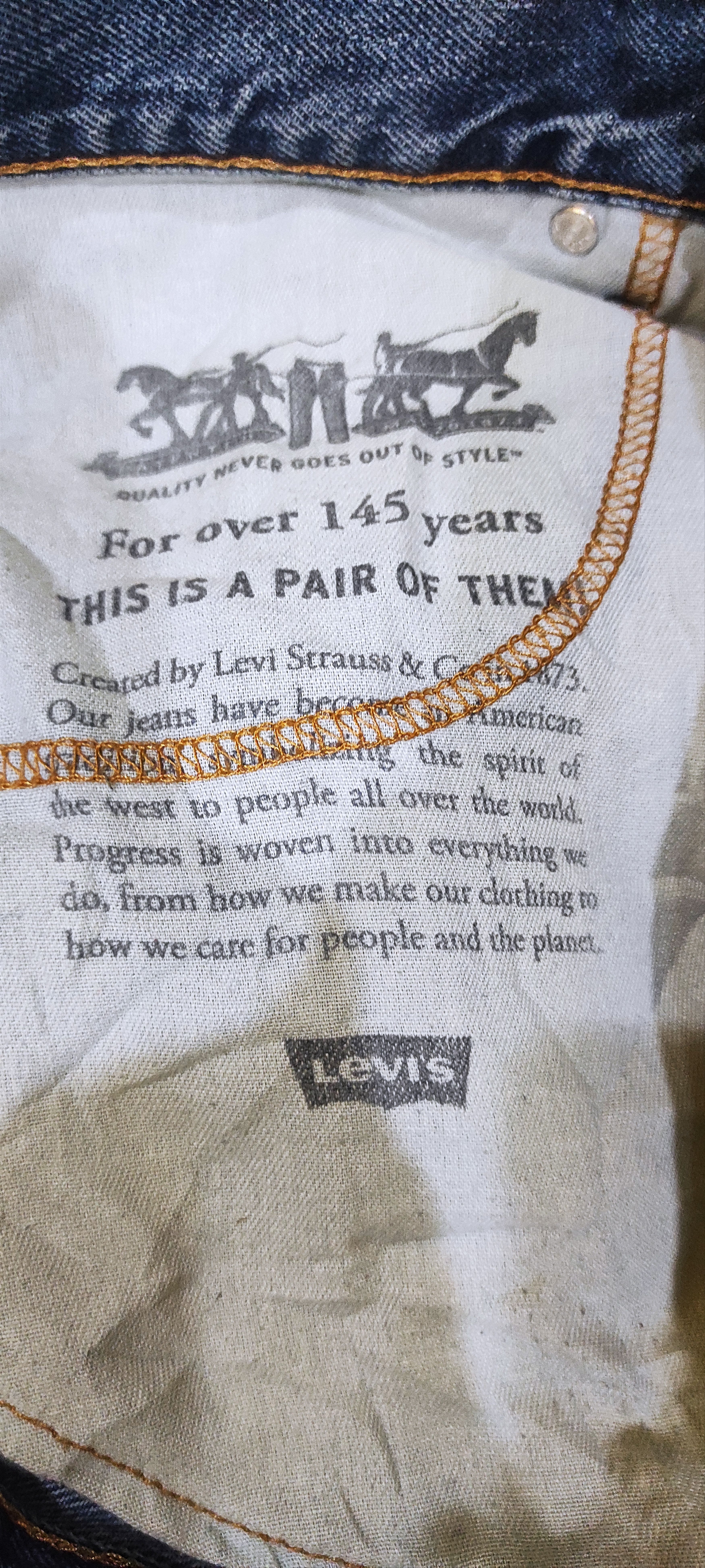 Levi's Vintage Distressed Levis 505 Dirty Washed Size US 32 / EU 48 - 12 Thumbnail