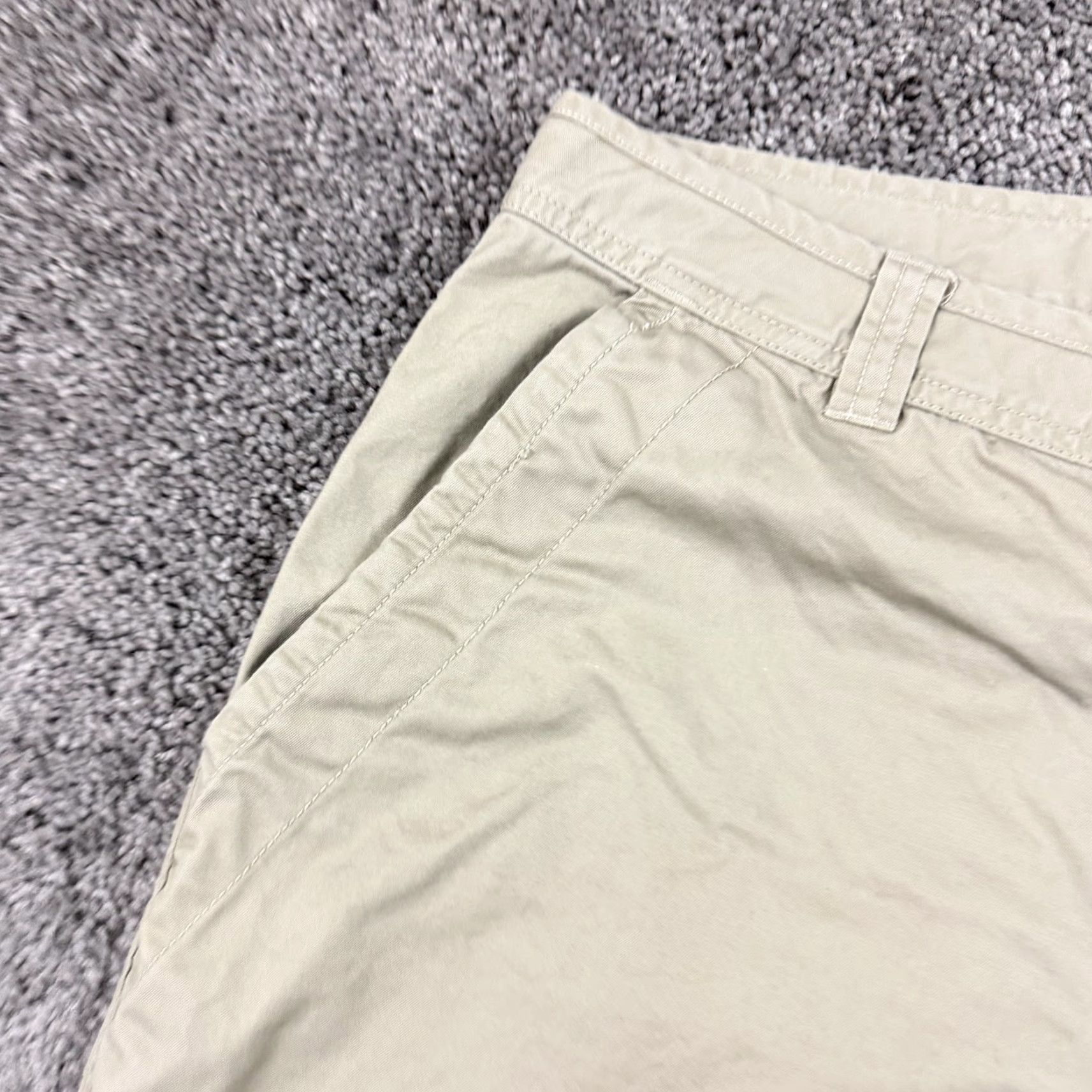 The North Face The North Face Pants Mens XL Beige Outdoor Lightweight 100% Cotton 35x31 Chino Straight Flat Front Regular Logo Size US 36 / EU 52 - 3 Thumbnail