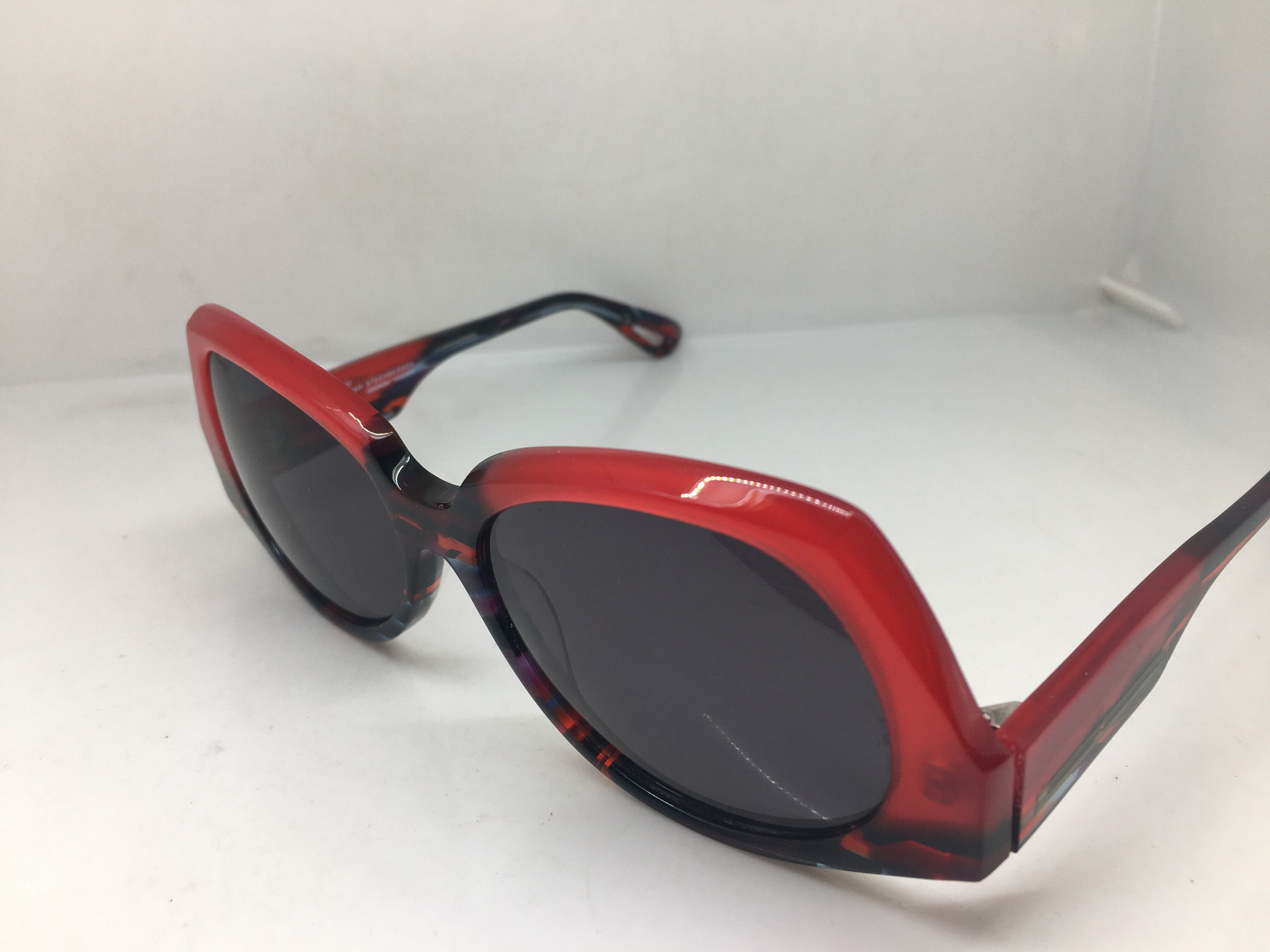 Vintage Theo by TIM VAN STEENBERGEN Red Cateye Sunglasses Size ONE SIZE - 3 Thumbnail