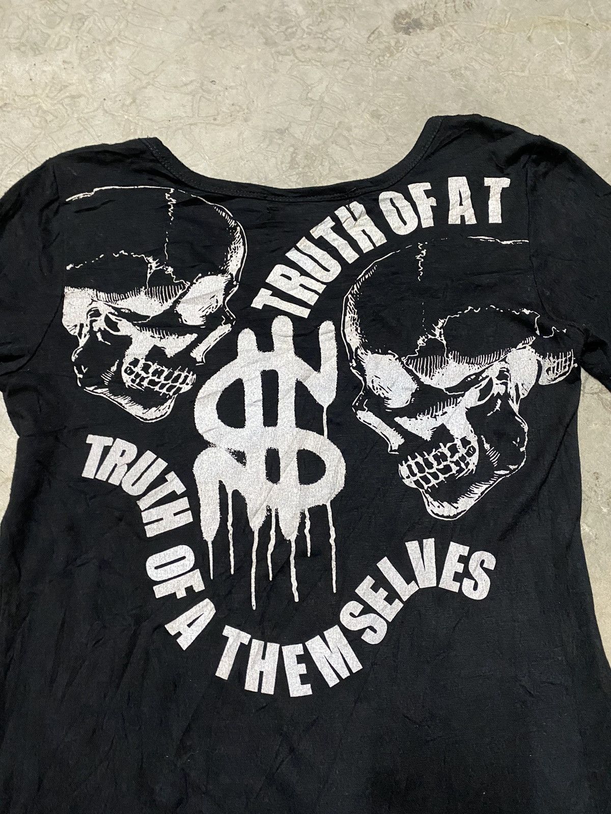 Japanese Brand Japanese Nagai Company Skulls Punk Seditionaries Long Sleeve Size M / US 6-8 / IT 42-44 - 8 Thumbnail