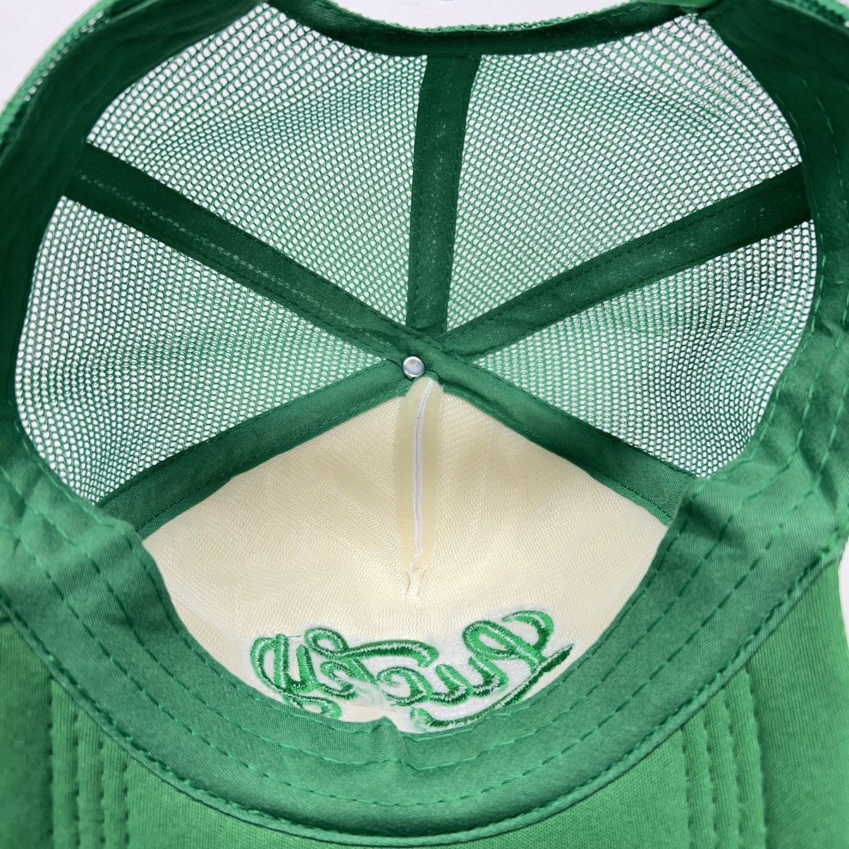 Vintage Lucky Hat Green Snapback Trucker Embroidered Adjustable Mesh Size ONE SIZE - 11 Thumbnail