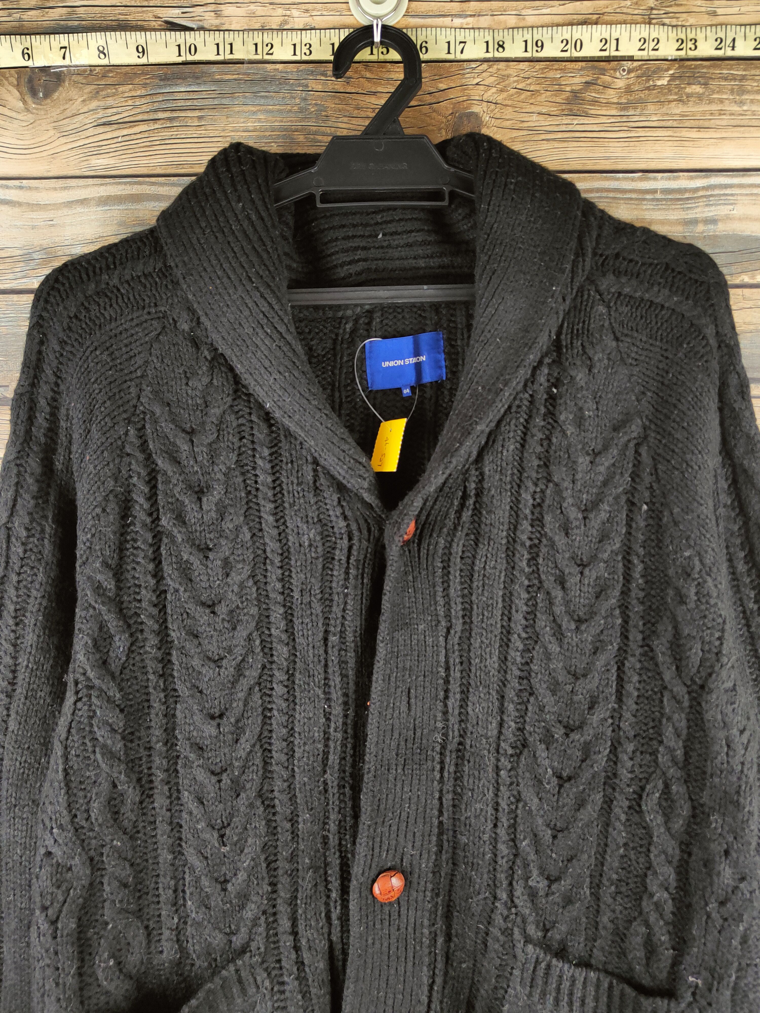 Japanese Brand DL Union Station Black Knitwear Sweaters #46-527 Size US M / EU 48-50 / 2 - 2 Thumbnail