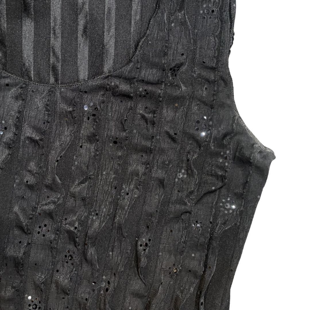 Other Sunny Leigh Sequin Pleated Eyelash Dress Cocktail Dress Size M / US 6-8 / IT 42-44 - 4 Thumbnail