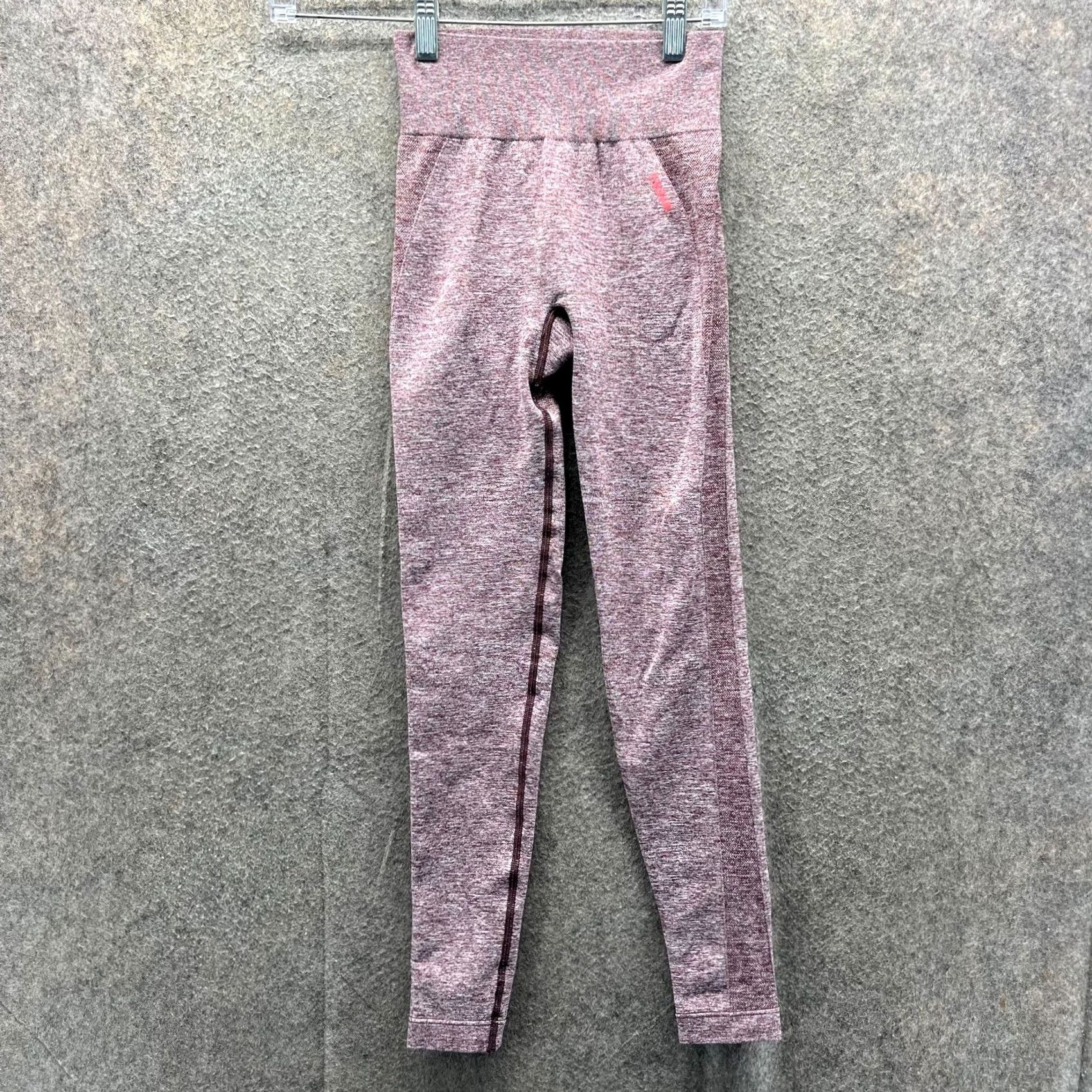 Gymshark Gymshark Leggings Womens XS Pink Athletic Training Yoga Pants Heather Gym Size 28" / US 6 / IT 42 - 2 Thumbnail