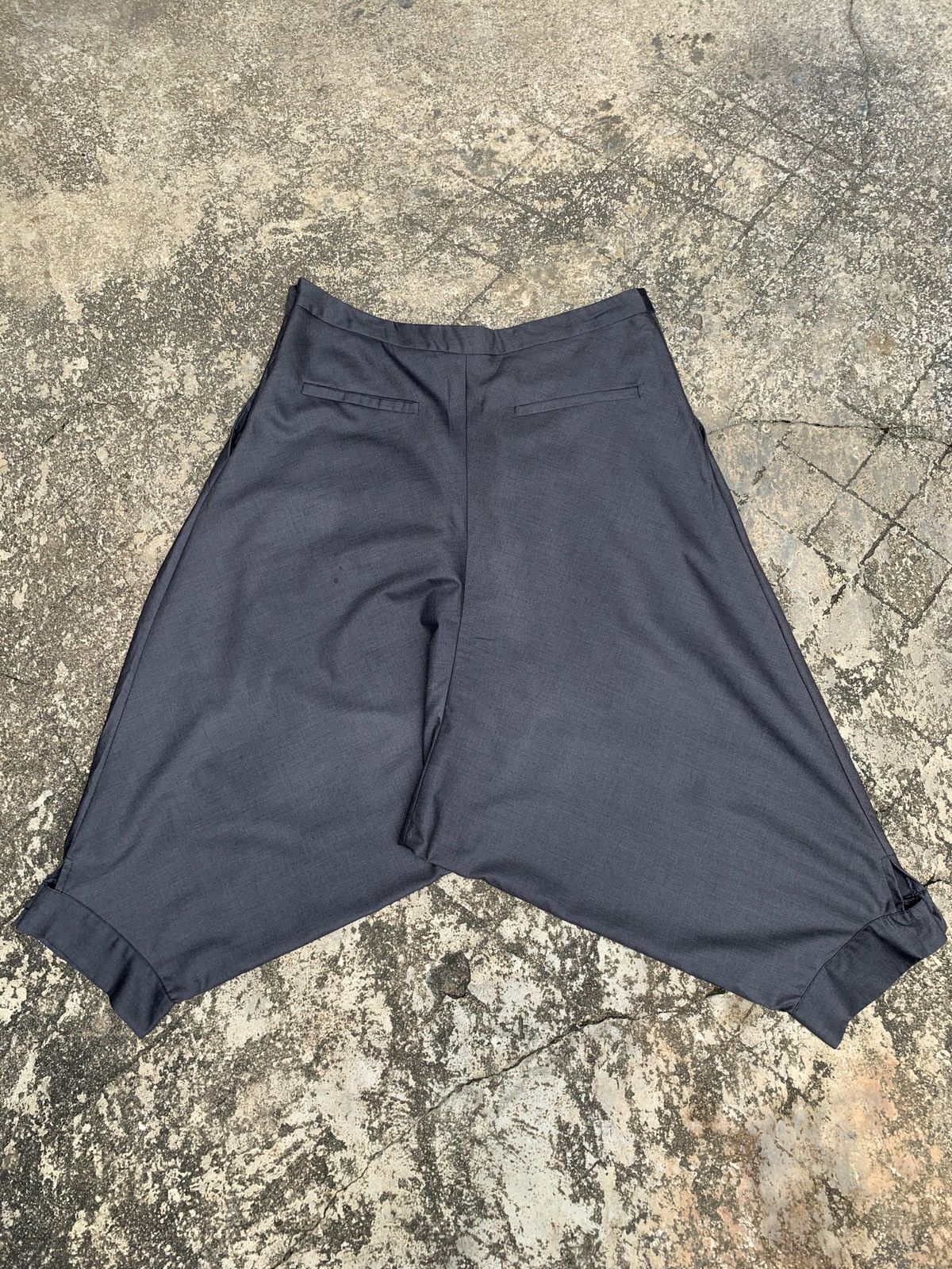 If Six Was Nine × Japanese Brand × Le Grande Bleu (L.G.B.) Unplugged Museum Japan Chalcoal Loose Size Capri Pants Size US 34 / EU 50 - 2 Thumbnail