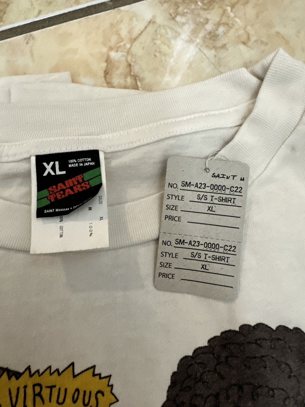 Saint Michael Saint Michael Vintage Tee “ Holly & Virtuous “ Size US XL / EU 56 / 4 - 7 Thumbnail