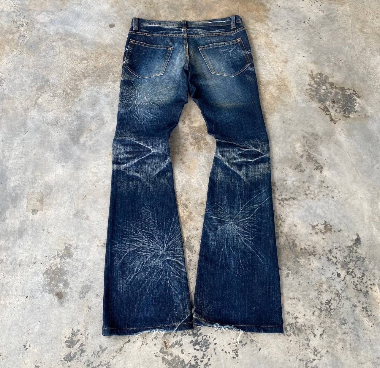 Japanese Brand FLARED JAPAN MODERN LOVERS RUSTY STARBURST GHOSTCLAW MARK Size US 28 / EU 44 - 9 Thumbnail