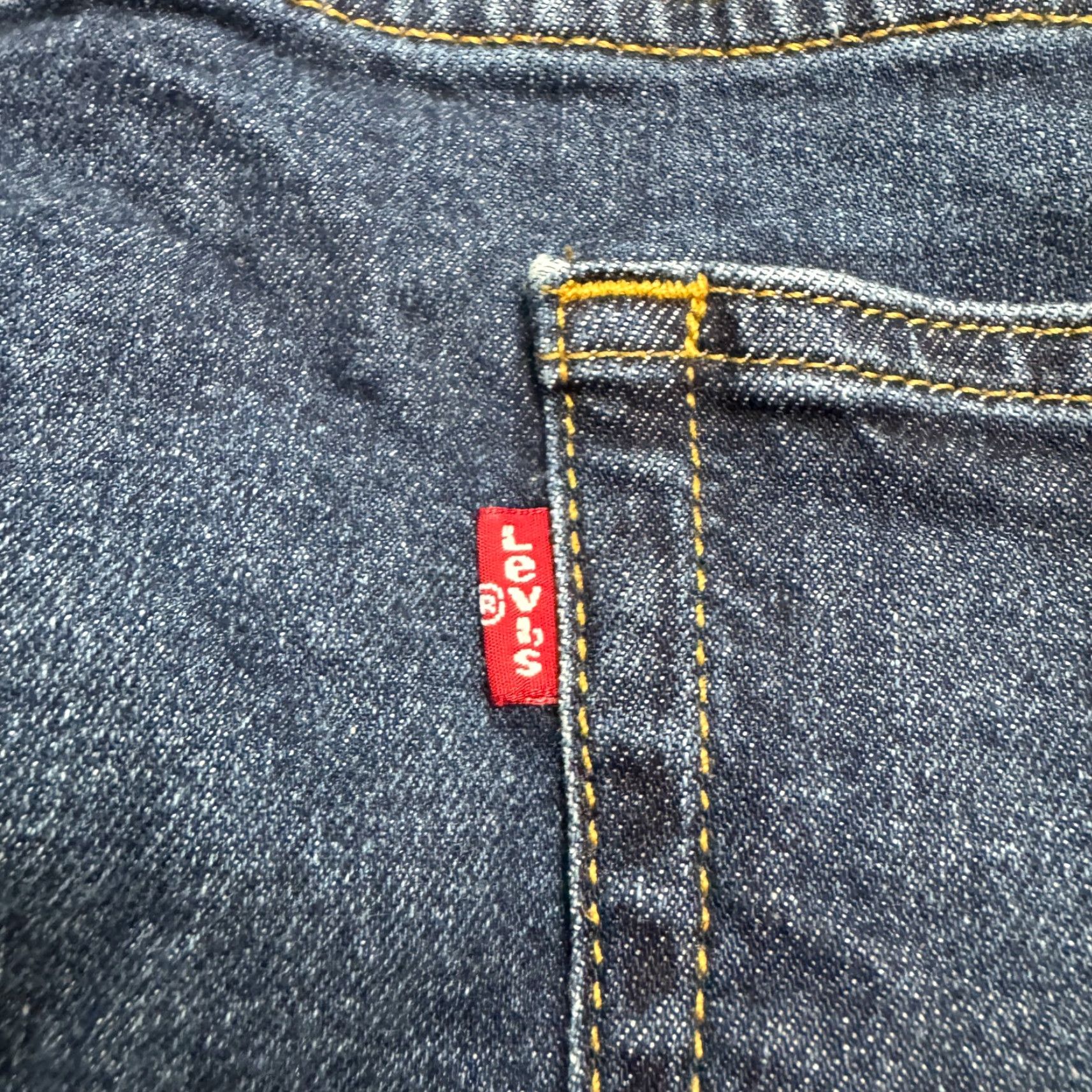Levi's Levi's 502 Jeans Mens Regular Taper Denim Blue Dark Wash Cotton 5-Pocket Logo USA Size US 32 / EU 48 - 3 Thumbnail