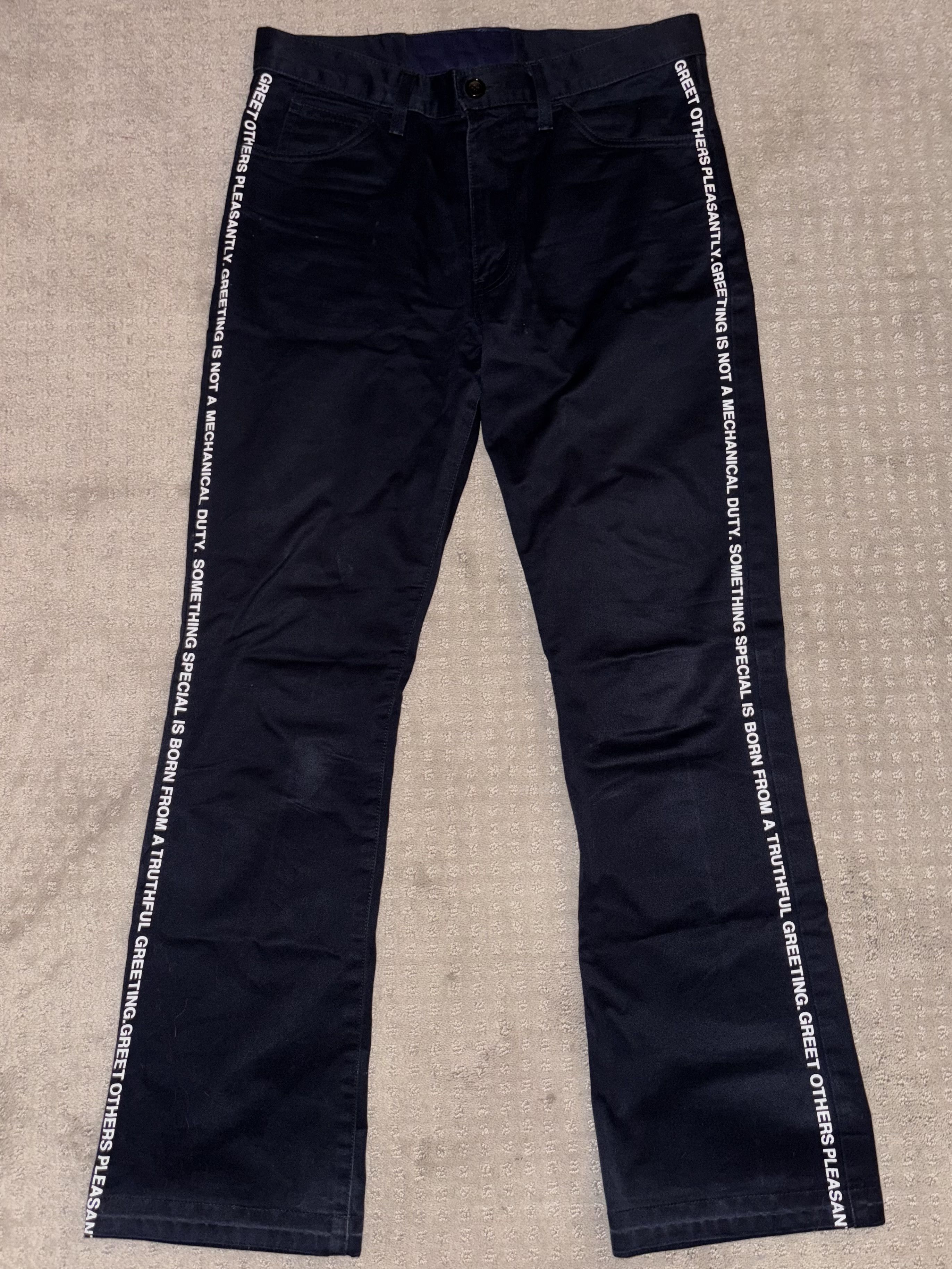 Junya Watanabe Comme des Garcons Hip hung Striped Pants