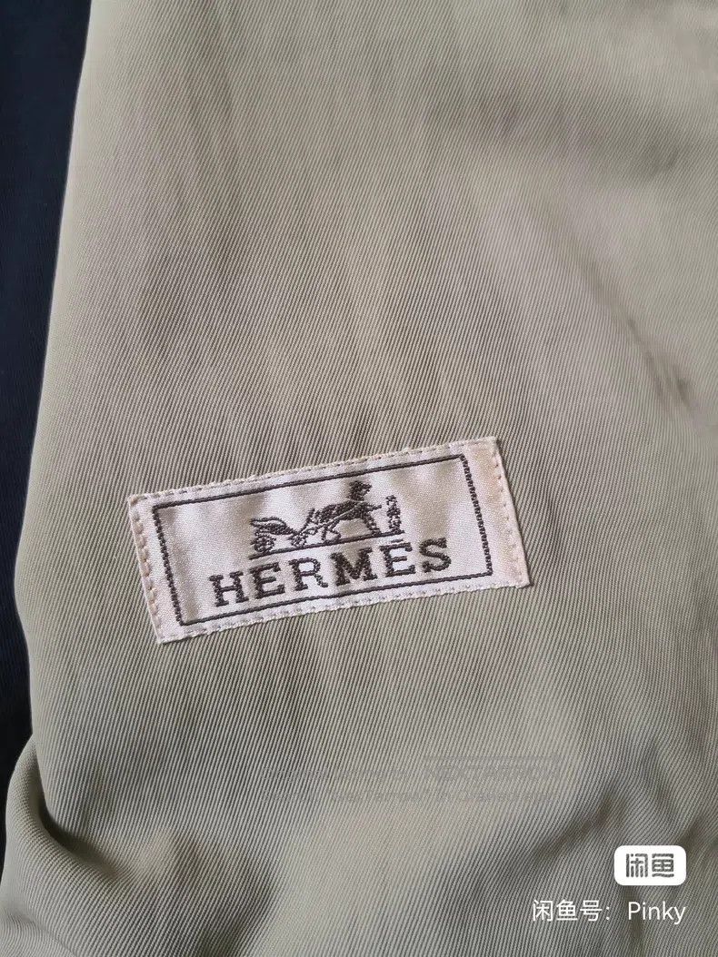 Hermes Hermes Light blue loose fit spring and autumn jacket Size US M / EU 48-50 / 2 - 6 Thumbnail