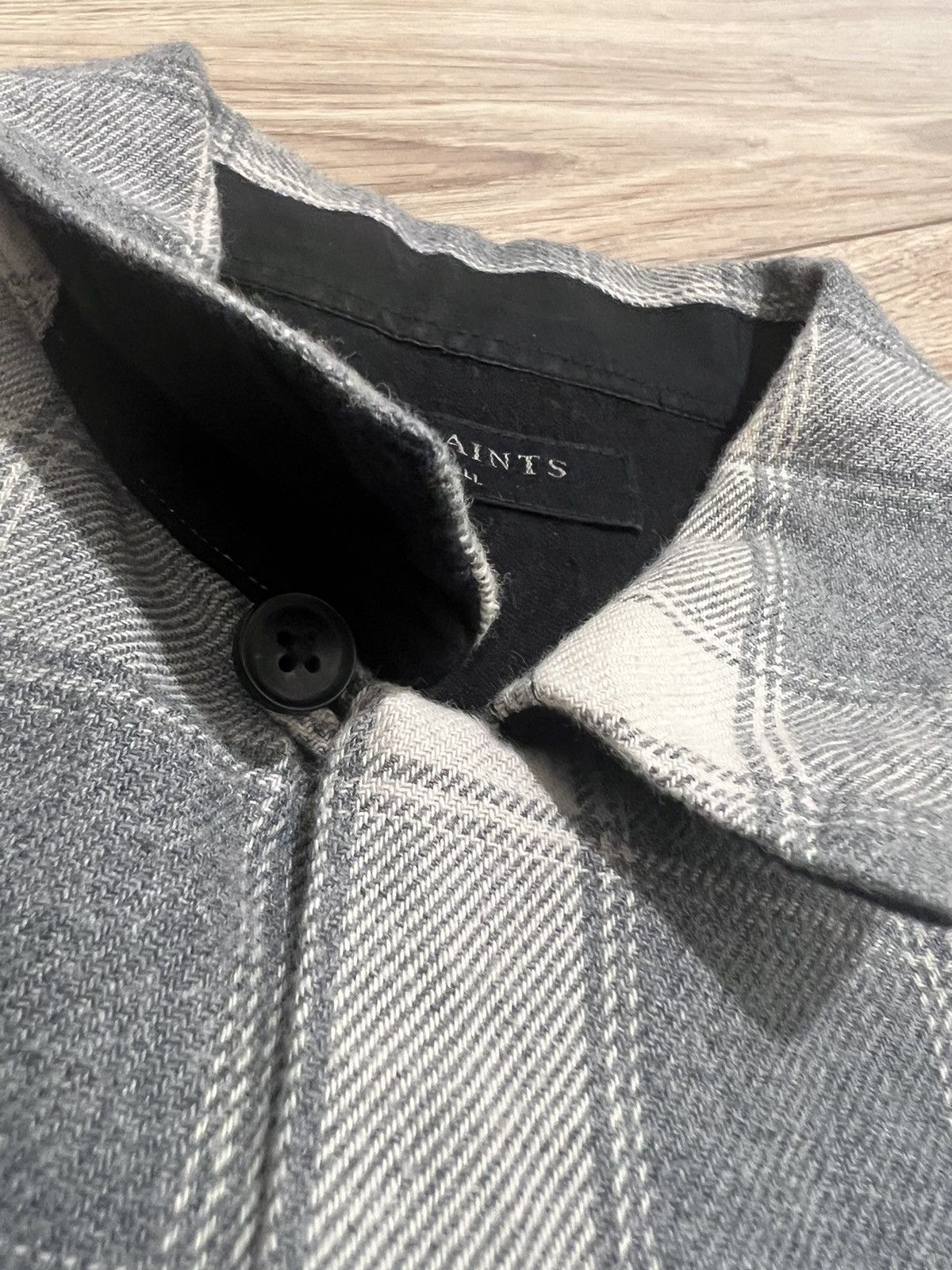Allsaints Shirt Button Up Allsaints Streetwear Y2K Drill Size US S / EU 44-46 / 1 - 6 Thumbnail