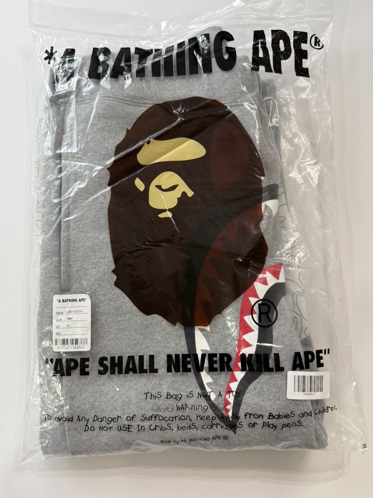 Bape Bape Shark Face Joggers Size US 40 / EU 56 - 12 Thumbnail