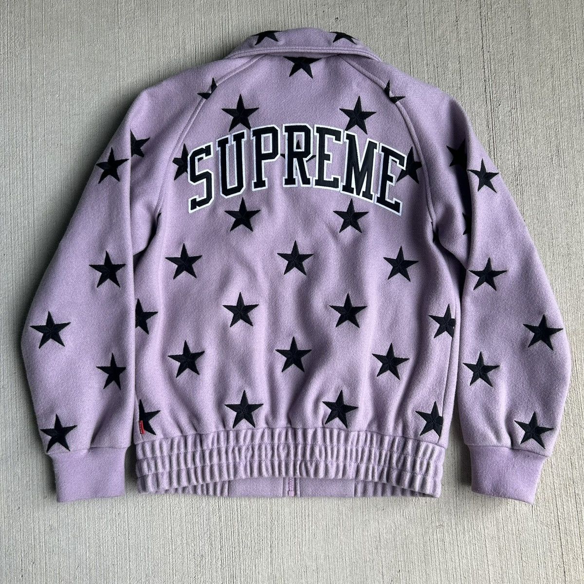 Supreme Stars Zip Stadium Jacket | Grailed