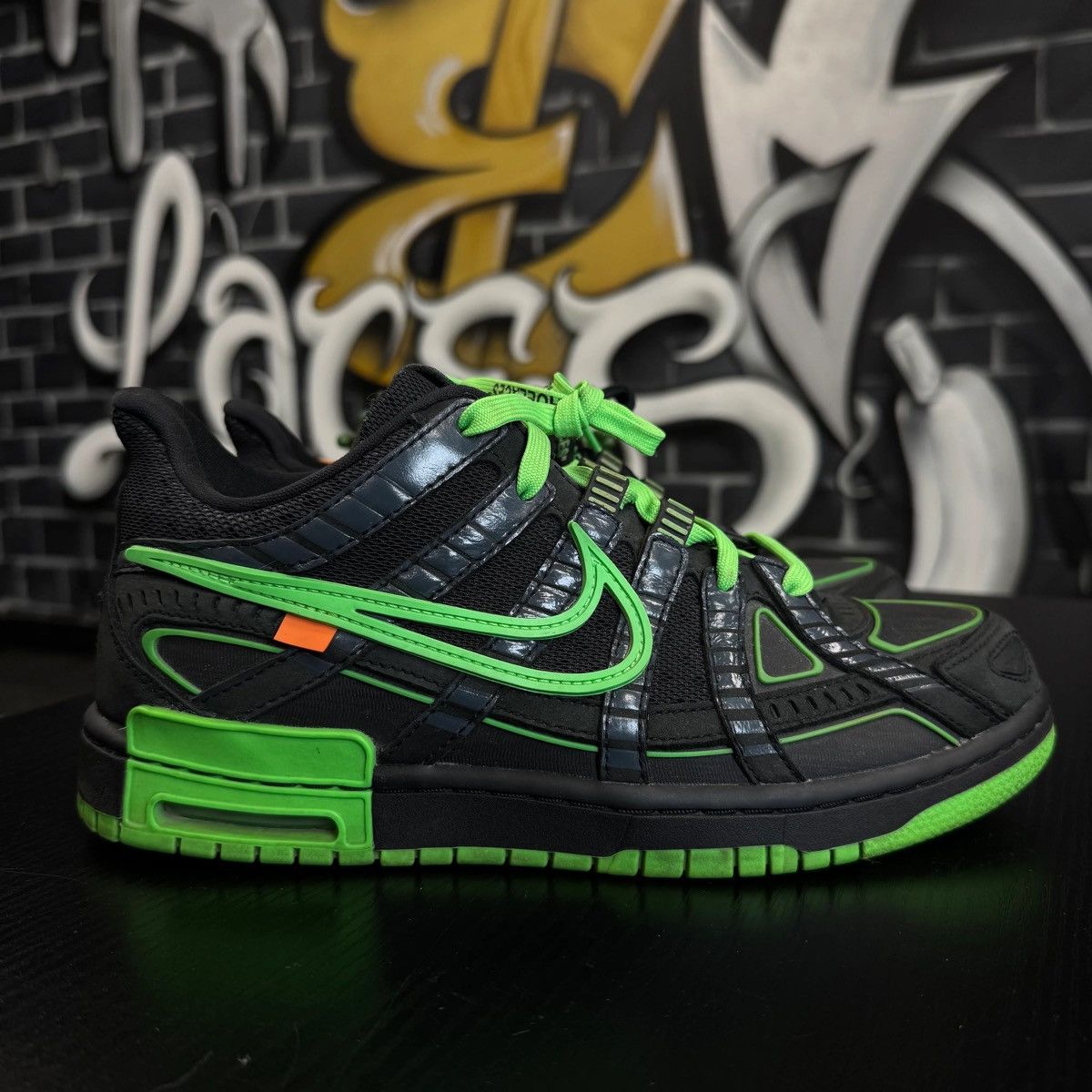 Nike × Off-White Nike Dunk Off White Rubber Green Size US 8.5 / EU 41-42 - 5 Thumbnail