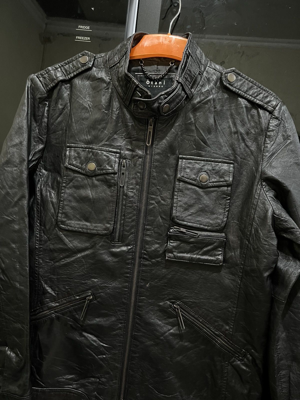 Otani Hikaku Cafe Racer Leather Jacket