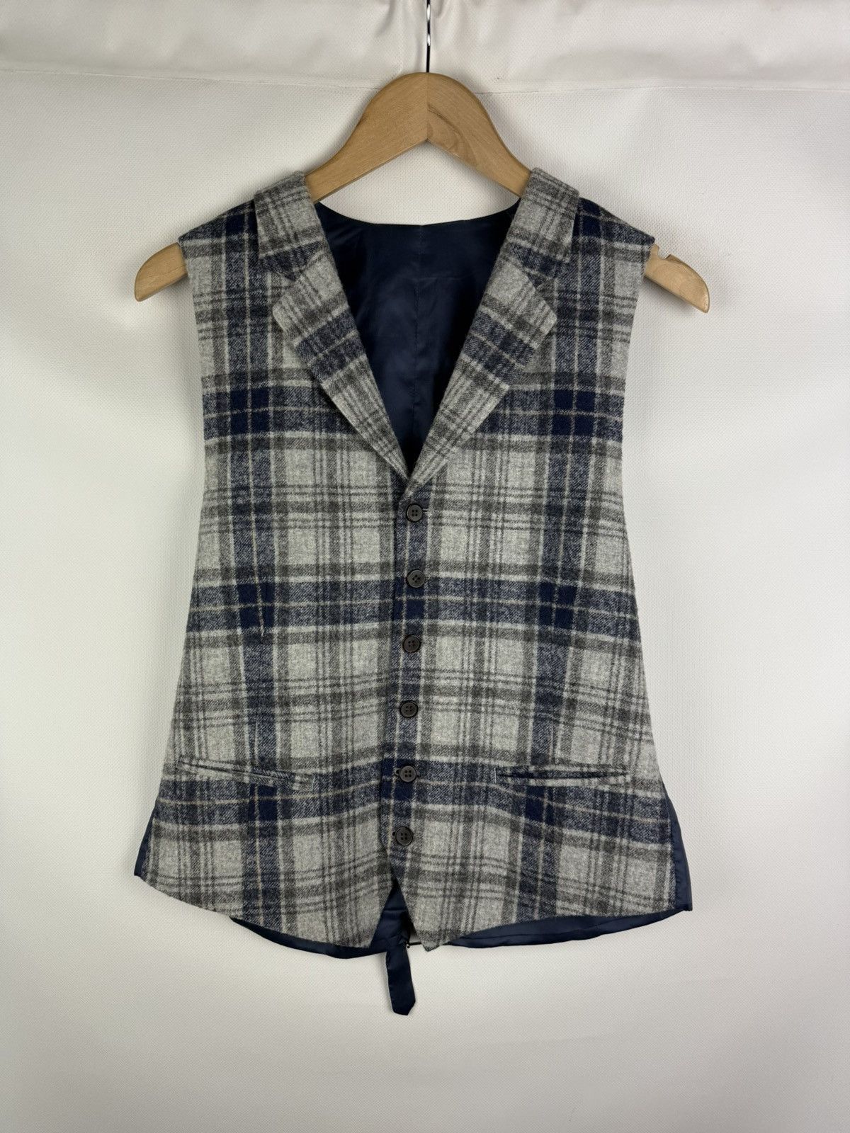 Suitsupply Suitsupply Capetown Men’s Alpaca / Wool Tweed Vest Size 38R - 1 Thumbnail