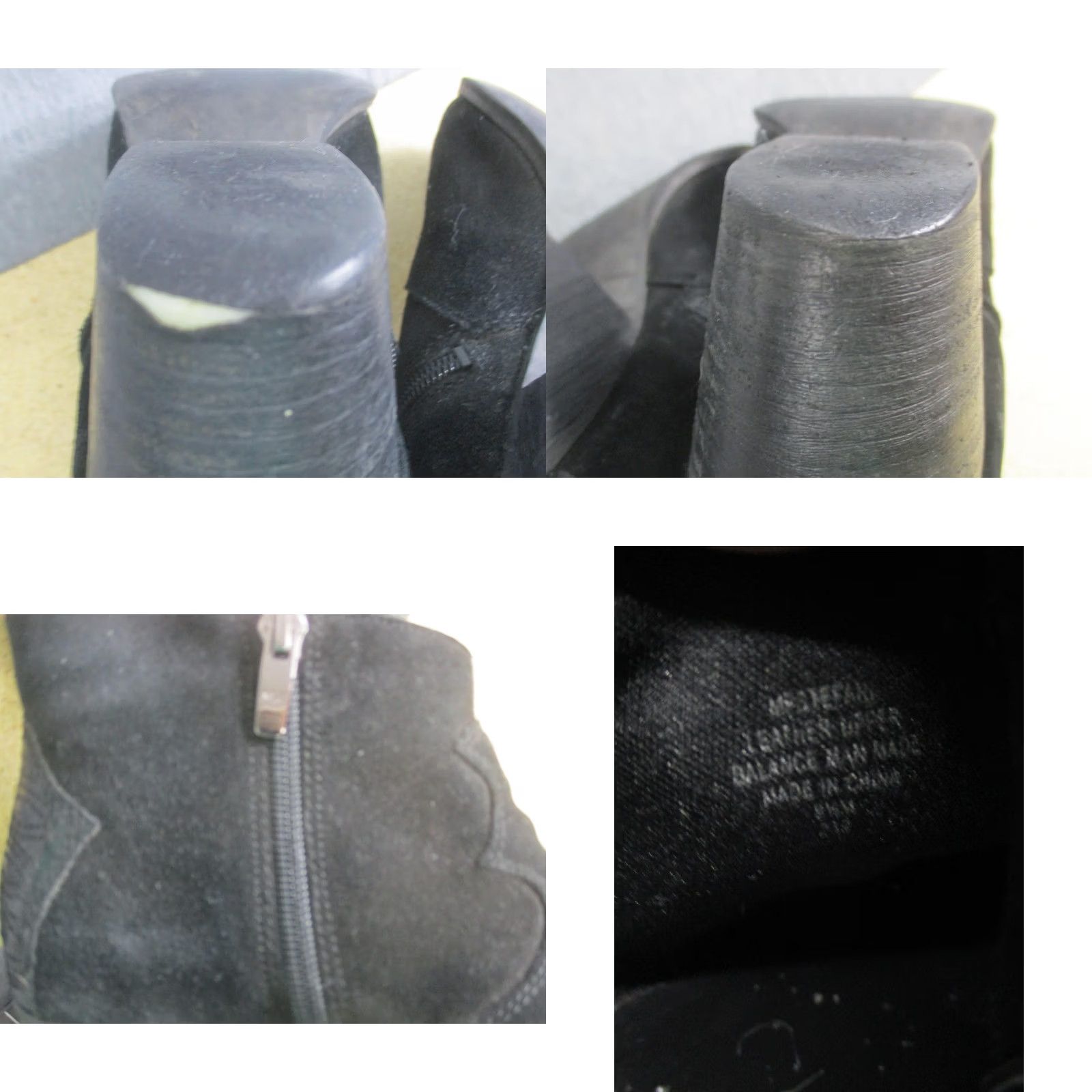 Marc Fisher VINTAGE? No. Marc Fisher Boots Women Size 6 Black Suede Ankle Booties Block Heel Side Zip Size US 6 / IT 36 - 8 Thumbnail