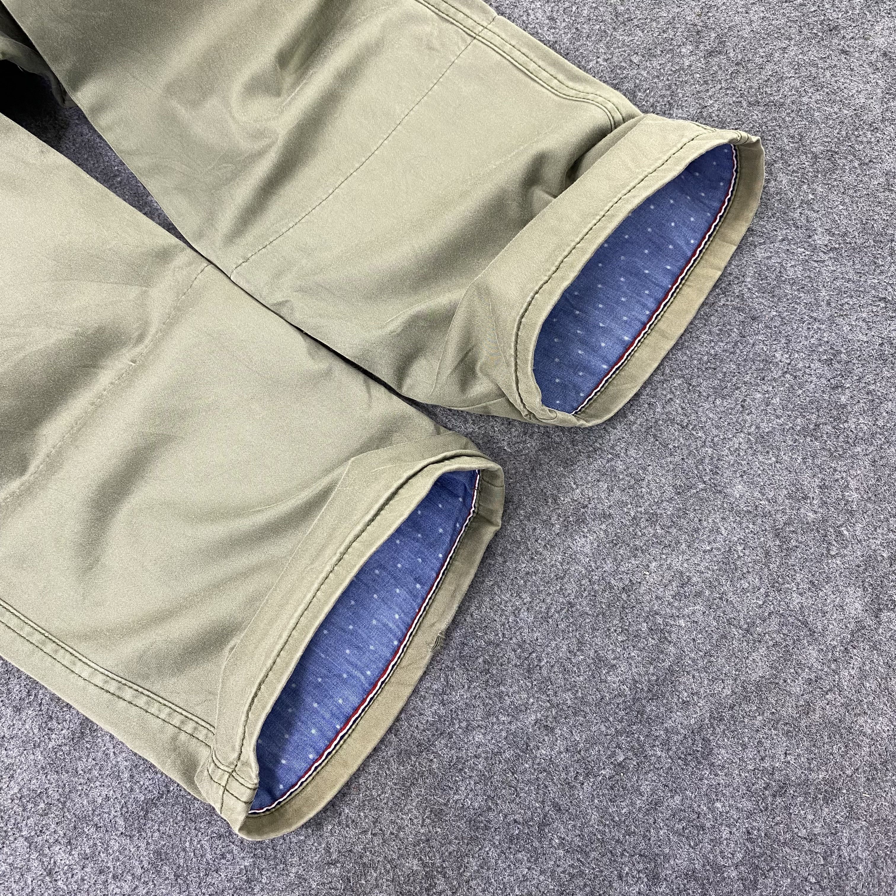 Japanese Brand × Vintage BLUE CROSS FADED GREEN CARGO PANTS -C026 Size US 32 / EU 48 - 13 Thumbnail