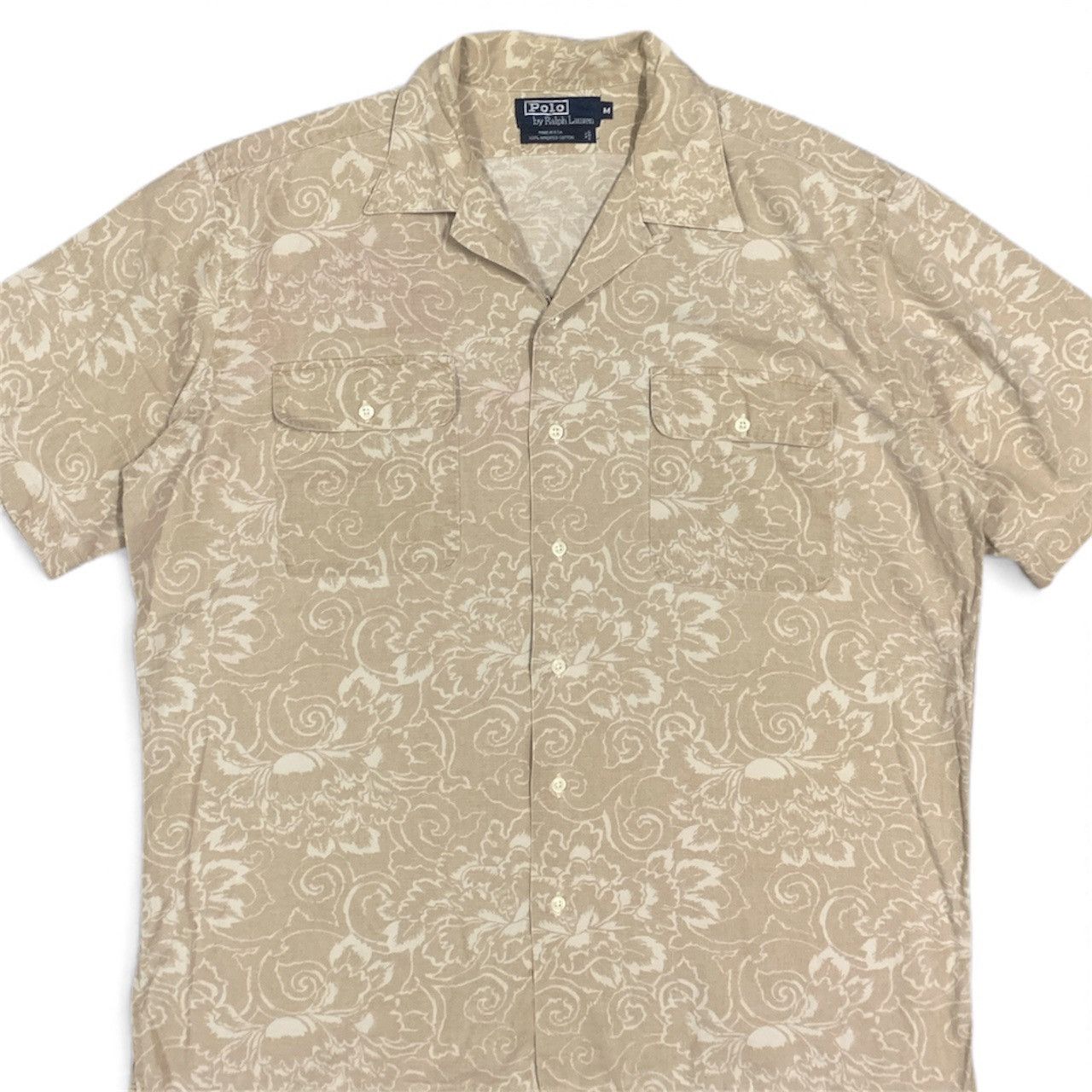 Polo Ralph Lauren Vtg Polo Ralph Lauren Double Chest Pocket Hawaiian Shirt Size US M / EU 48-50 / 2 - 2 Thumbnail