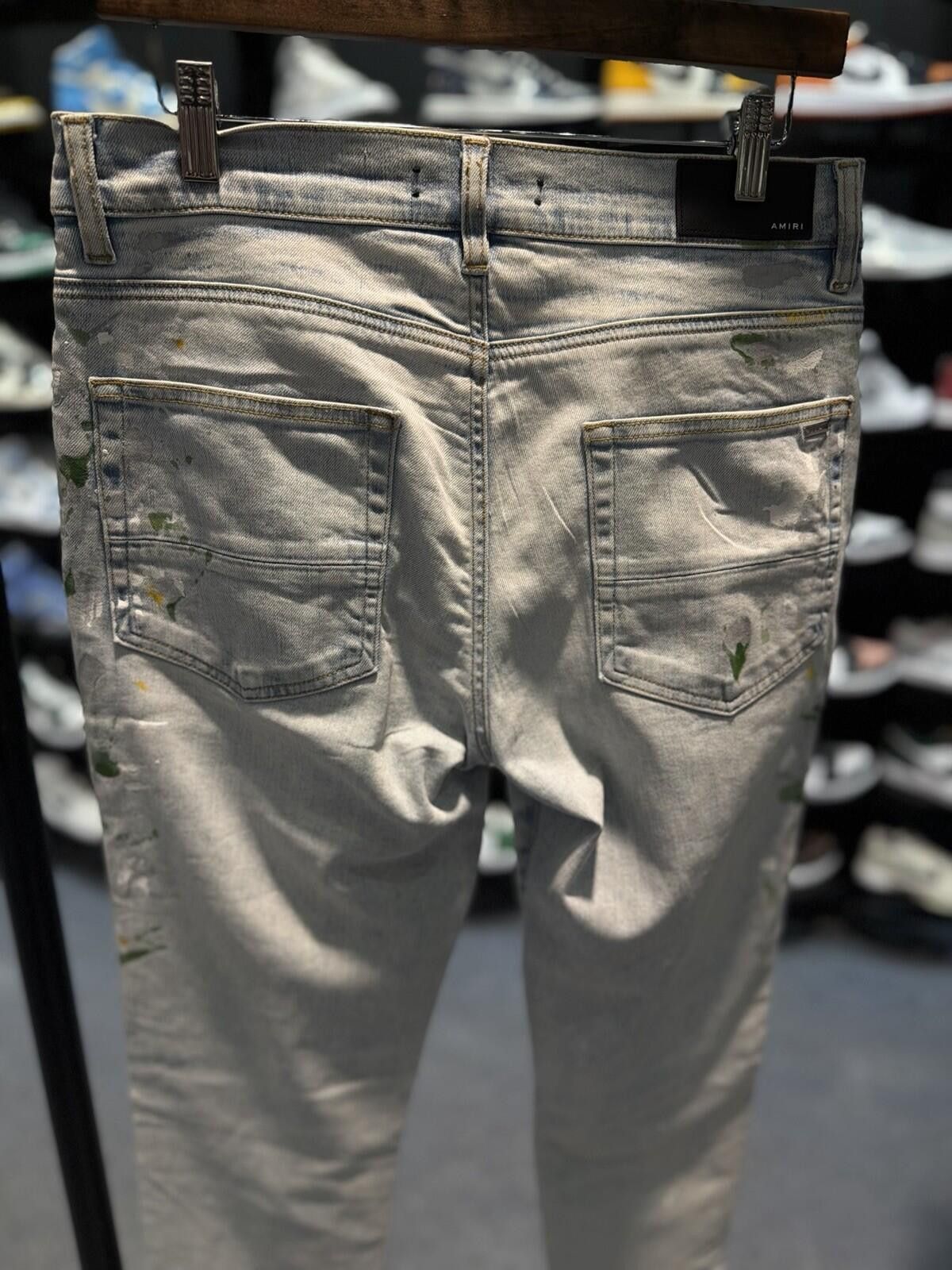 Amiri Size 32 - Amiri Blue Pants Paint Bandanna Jeans Size US 32 / EU 48 - 7 Thumbnail