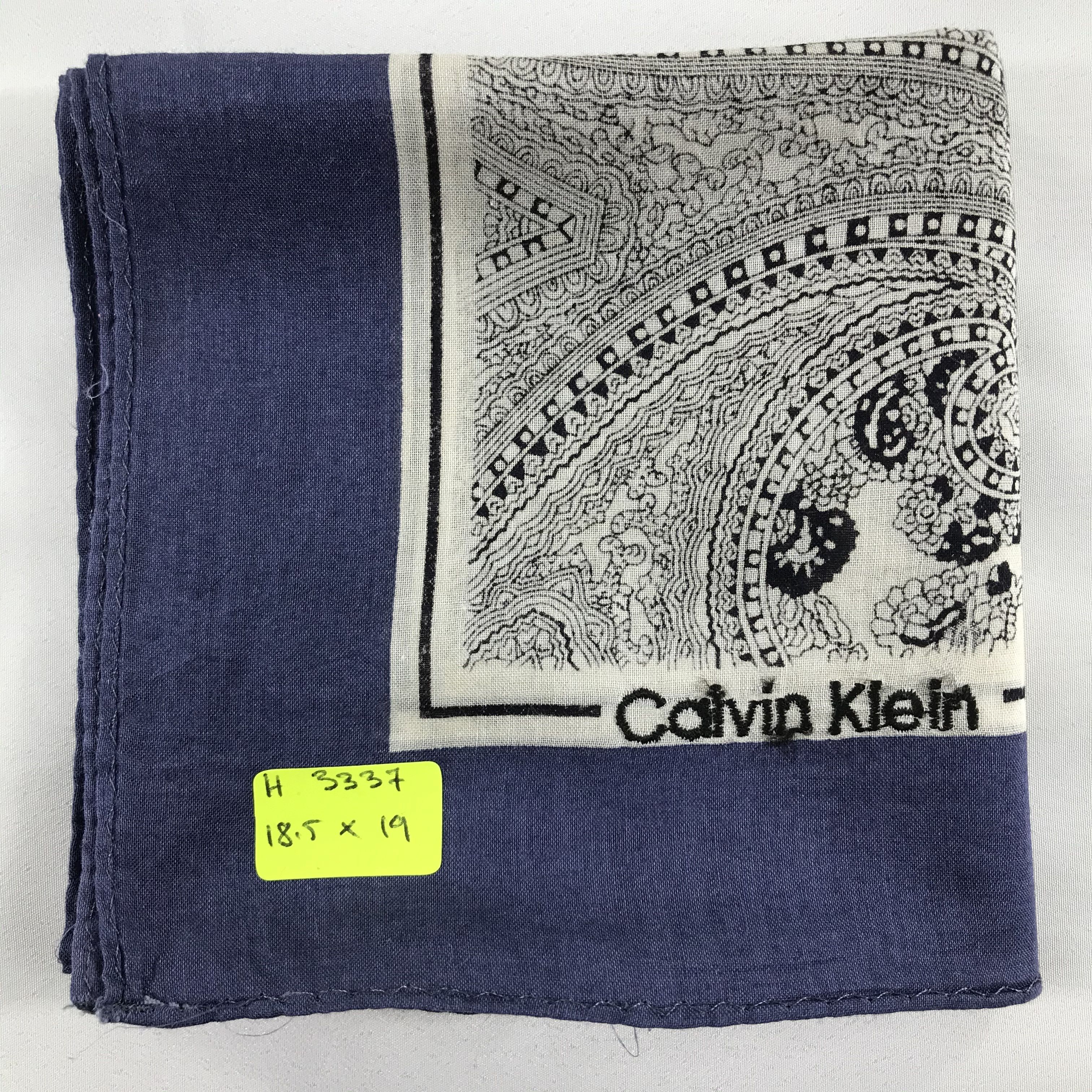 Calvin Klein × Vintage Calvin Klein Handkerchief / Neckerchief / Bandana Size ONE SIZE - 5 Thumbnail
