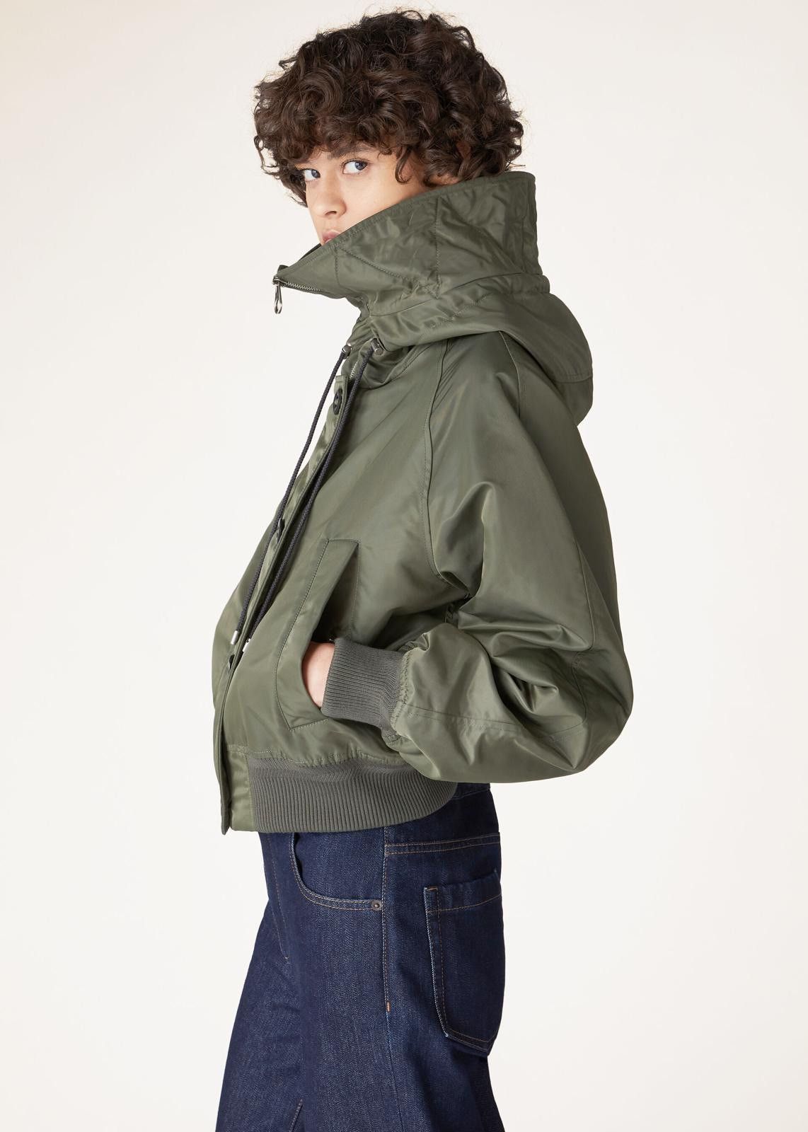 Loro Piana o1srvl11e0125 FAN6275 Amantin Bomber Jacket in Green Size L / US 10 / IT 46 - 7 Thumbnail