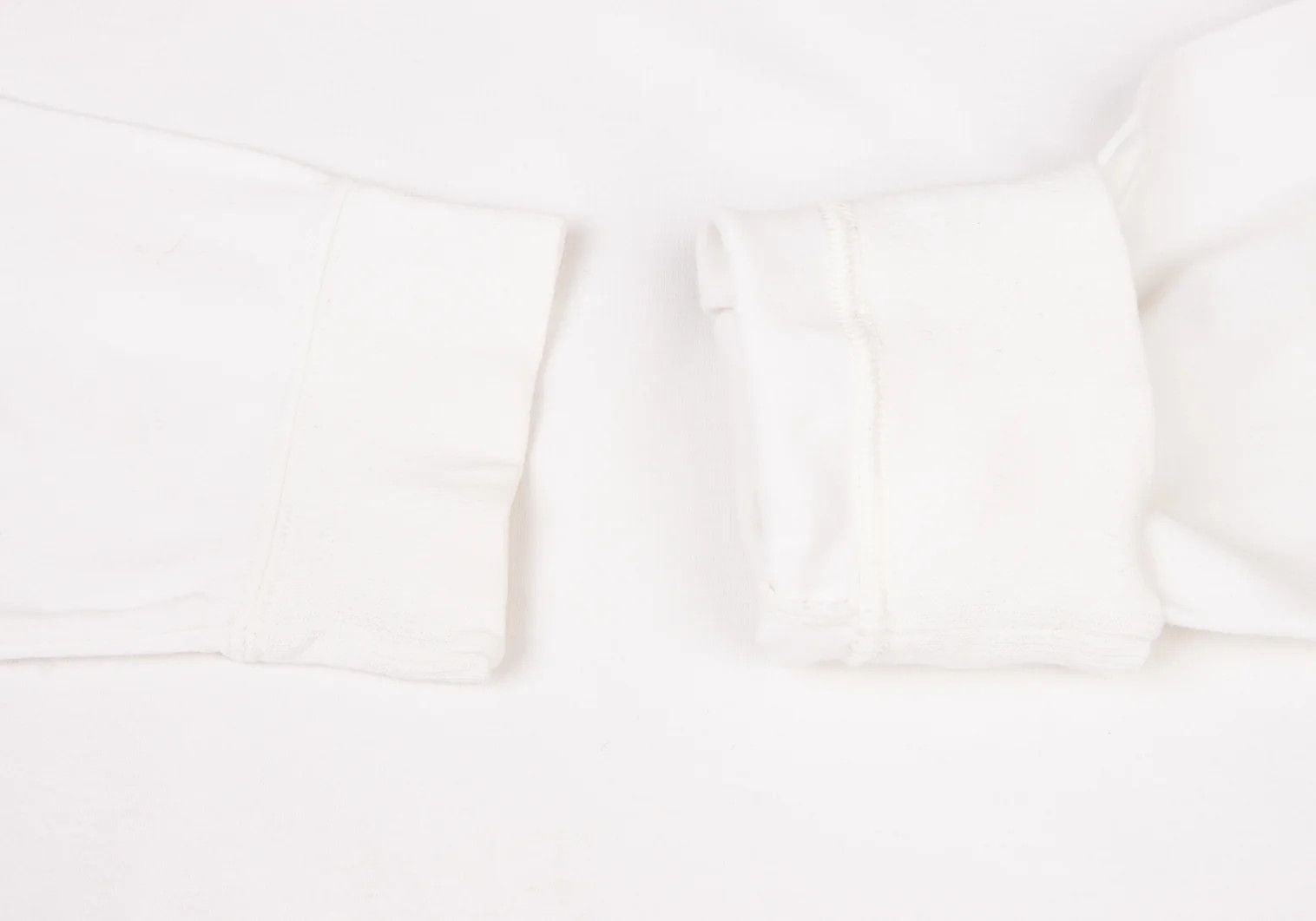 Issey Miyake Cotton High Neck Cut and Sew Top in White, Size M Size US M / EU 48-50 / 2 - 7 Thumbnail