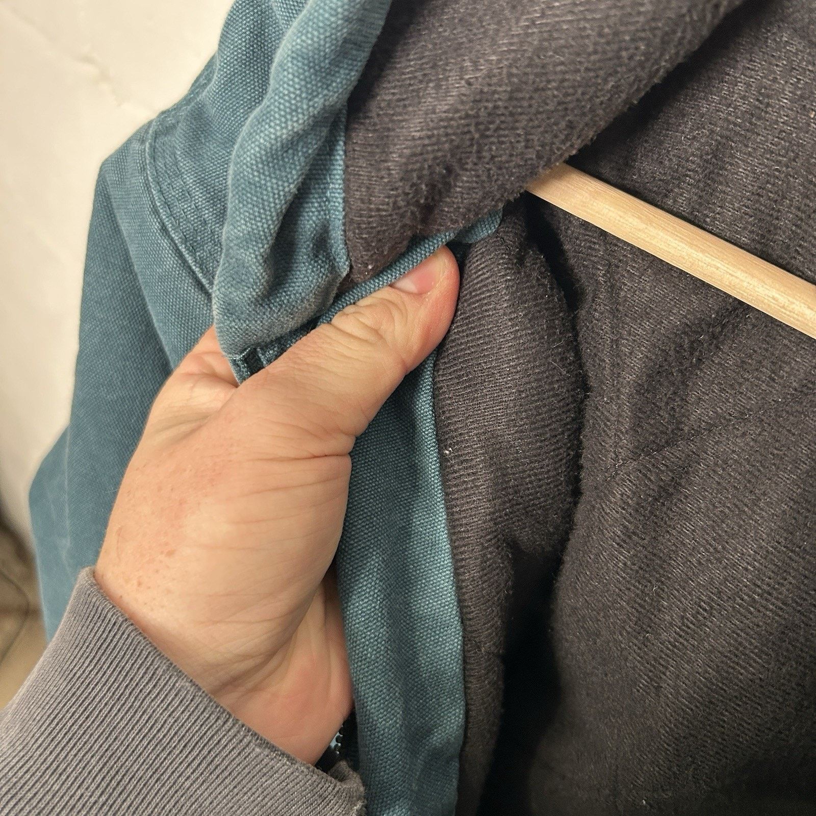 Carhartt Y2K Carhartt Quilted Hooded Active Jacket “Dark Teal” WJ130 Size XXL / US 16-18 / IT 52-54 - 9 Thumbnail