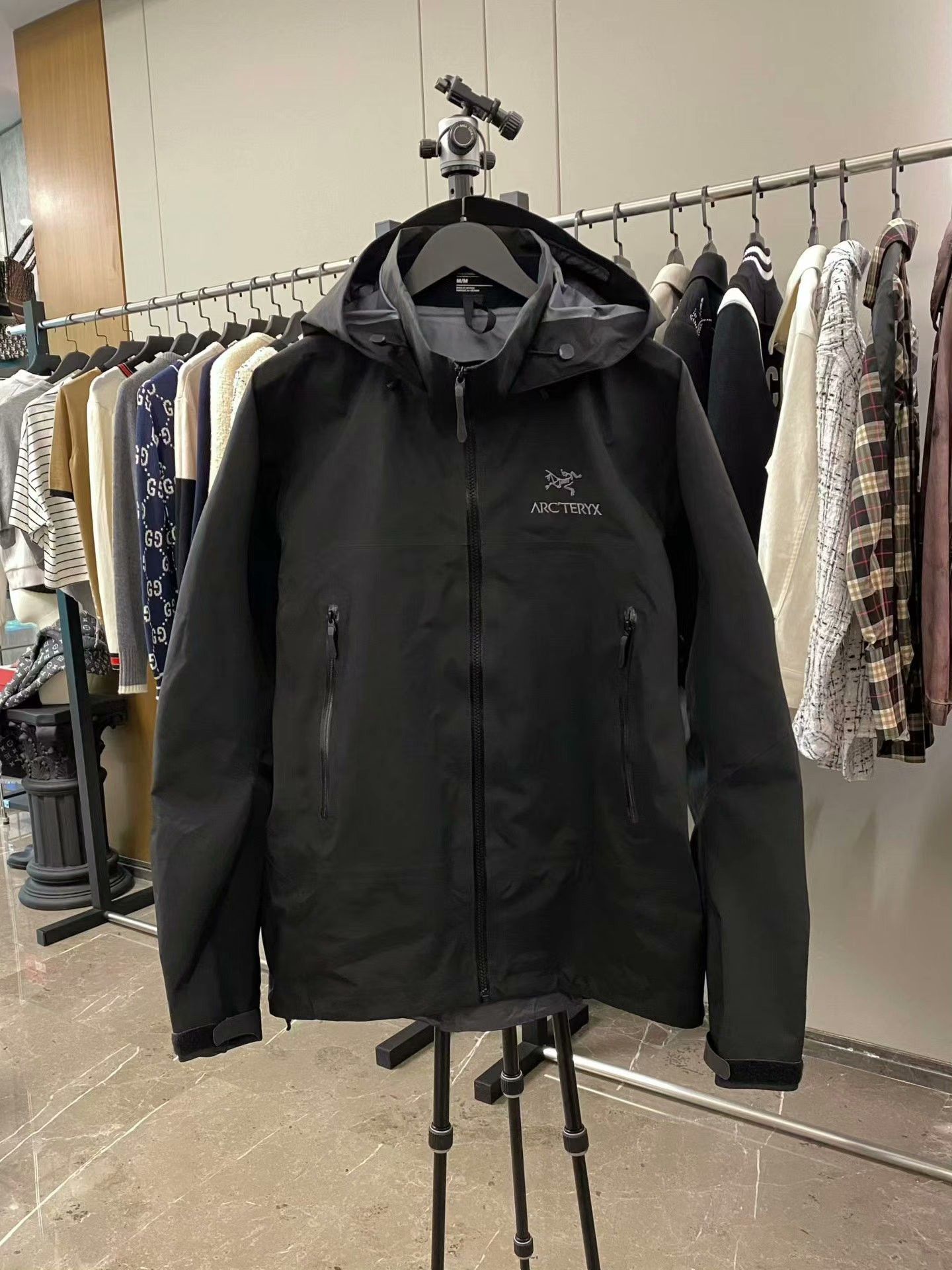 Arc'teryx Arcteryx Acrople Black Windbreaker Jacket M | Grailed