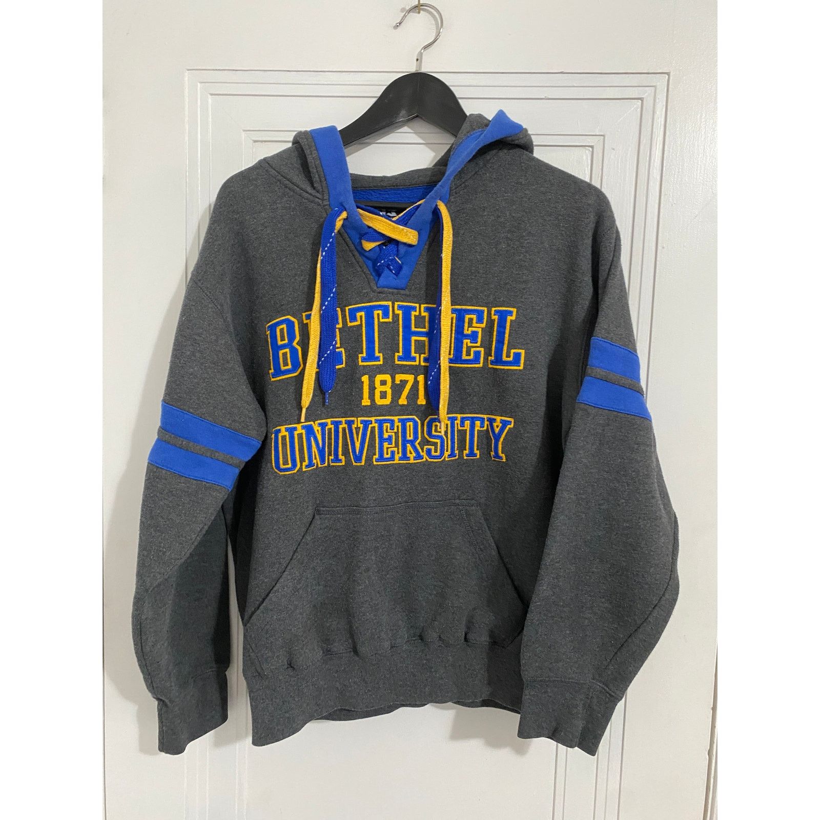 J. America Bethel University Royals Stitched Hoodie Sweatshirt Size S Size US S / EU 44-46 / 1 - 1 Thumbnail