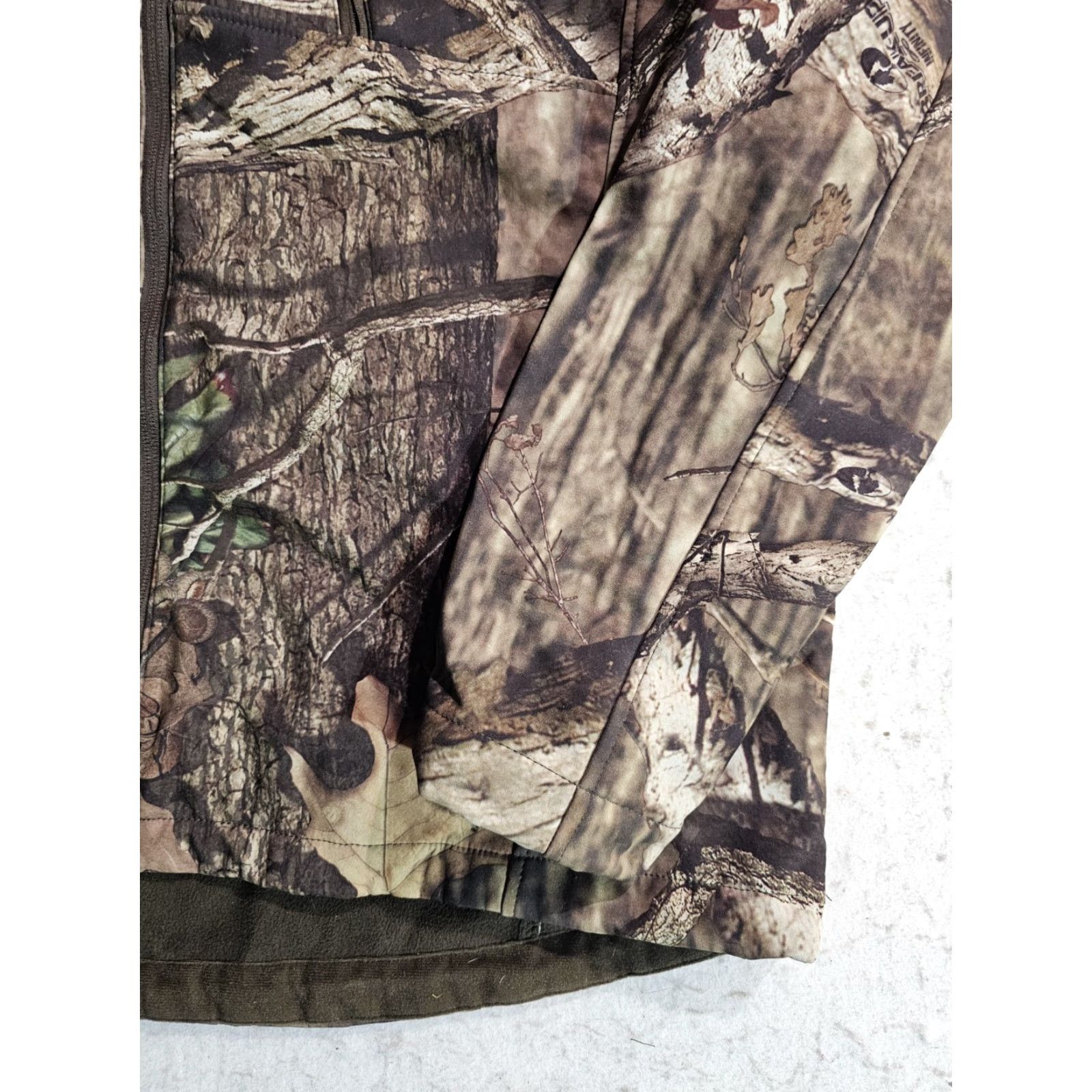 Vintage Mossy Oak Break Up Infinity Camo Lightweight Softshell Full Zip Jacket Mens L Size US L / EU 52-54 / 3 - 7 Thumbnail