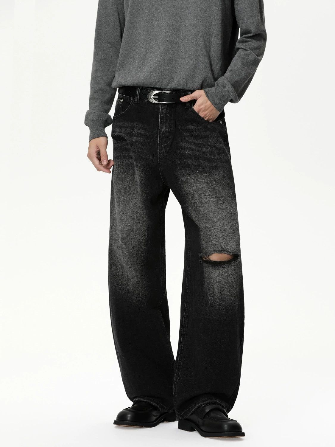Other Men’s Personalized washed denim jeans Size US 30 / EU 46 - 4 Thumbnail