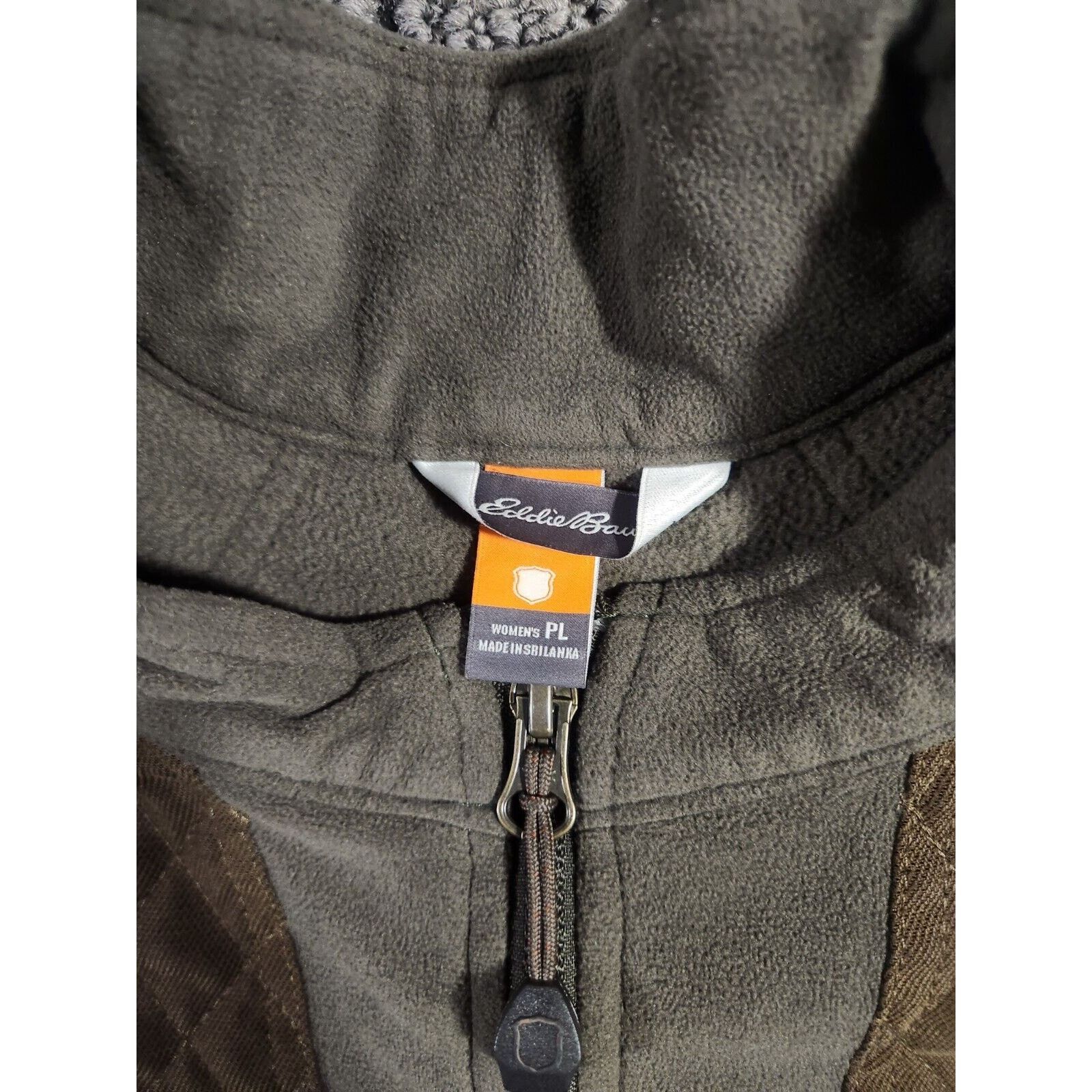 Eddie Bauer Eddie Bauer Fleece Jacket Brown Zip Women's Petite Large Size L / US 10 / IT 46 - 6 Thumbnail