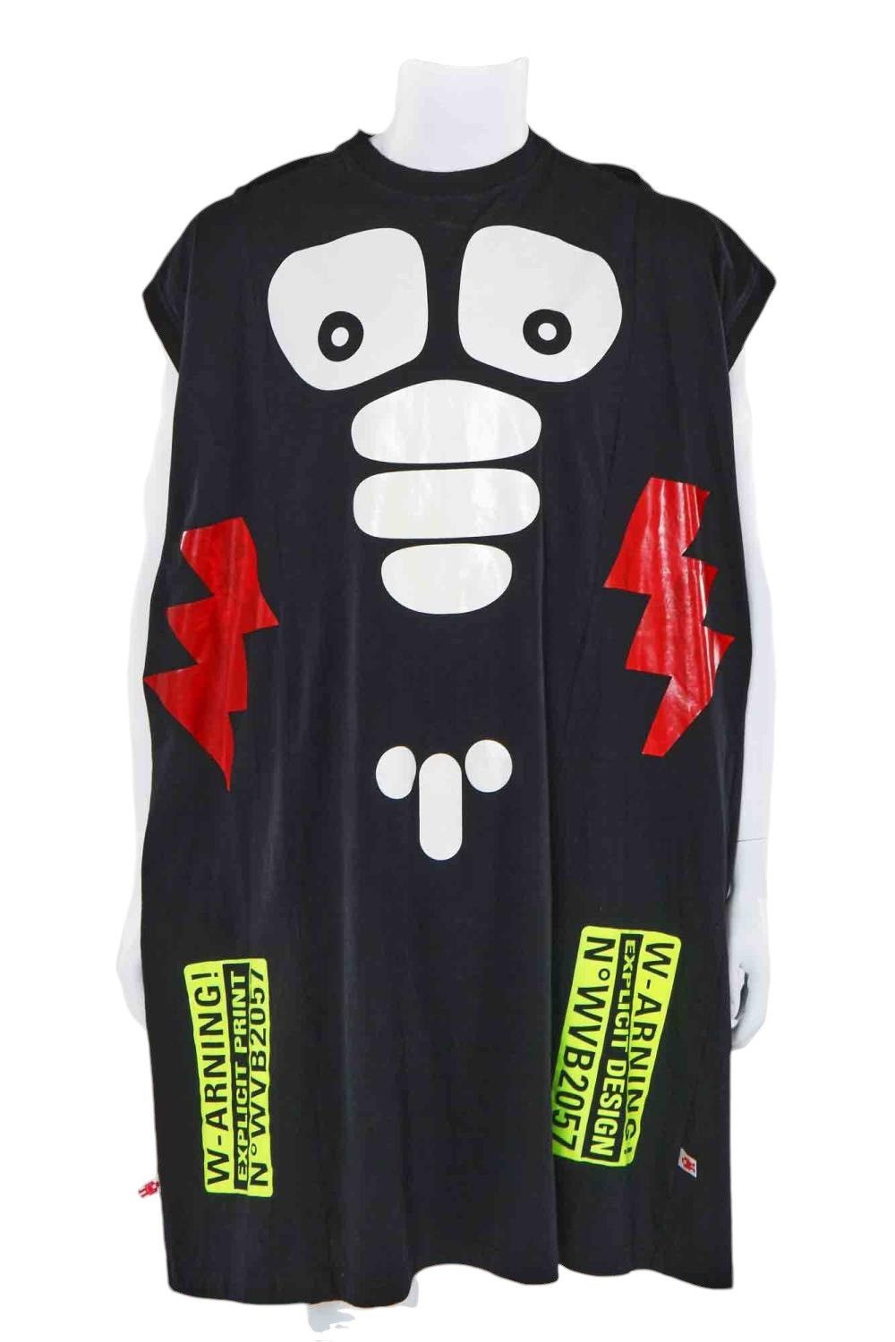 Walter Van Beirendonck 2009 Anatomy Oversized Mask Hood Top Size US S / EU 44-46 / 1 - 3 Thumbnail