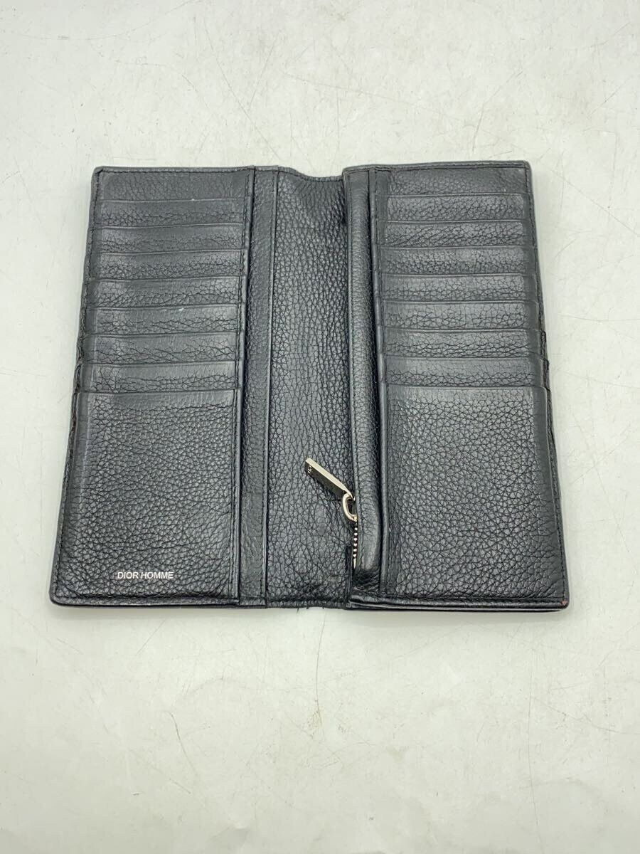 Dior Dior Homme Leather Long Wallet Black Size ONE SIZE - 4 Thumbnail
