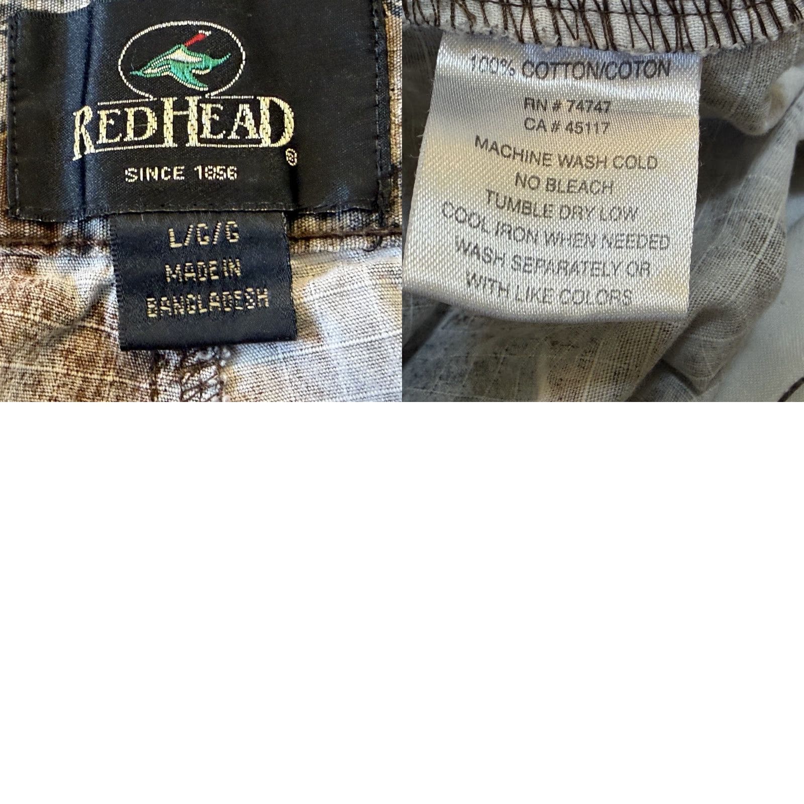 Vintage VINTAGE Red Head Realtree AP HD Hunting Cargo Pants Mens Large Ripstop 100% Cotton Cargo Pants Regular Mens Size US 33 - 8 Thumbnail