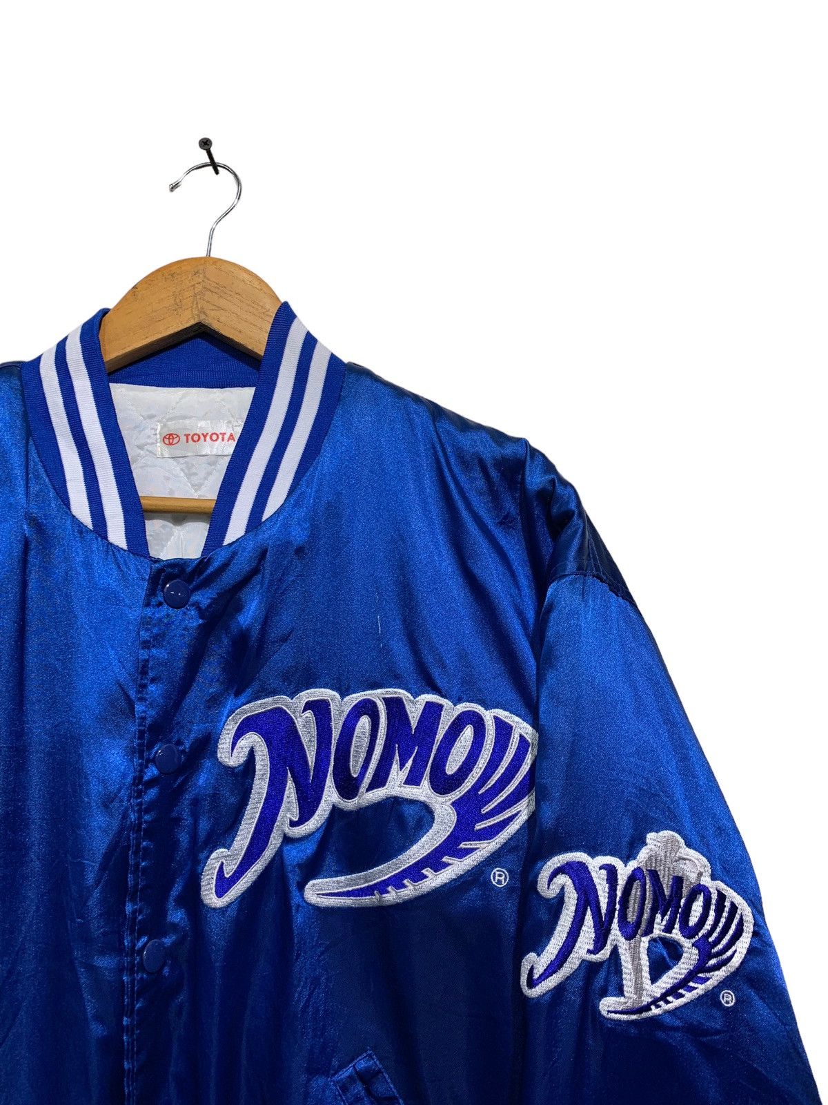 MLB × Vintage 🔥VTG NOMO L.A DODGERS SATEEN BOMBER JACKETS Size US M / EU 48-50 / 2 - 4 Thumbnail