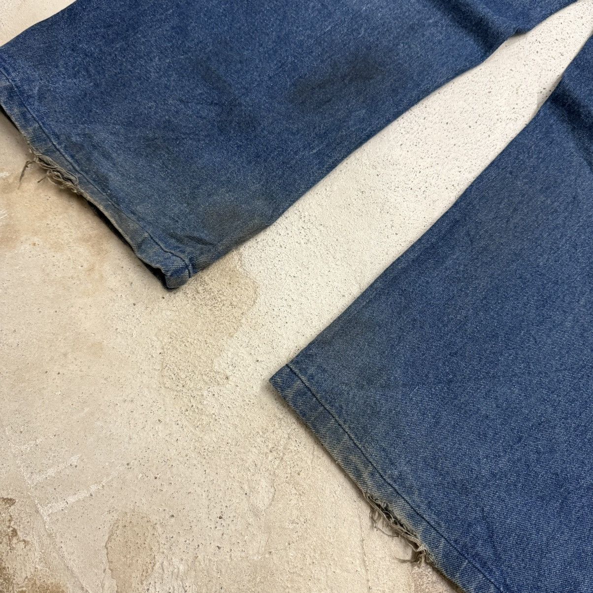 Japanese Brand Wide Leg Ballon Younger Sons Embroidery Denim Pants Size US 32 / EU 48 - 12 Thumbnail